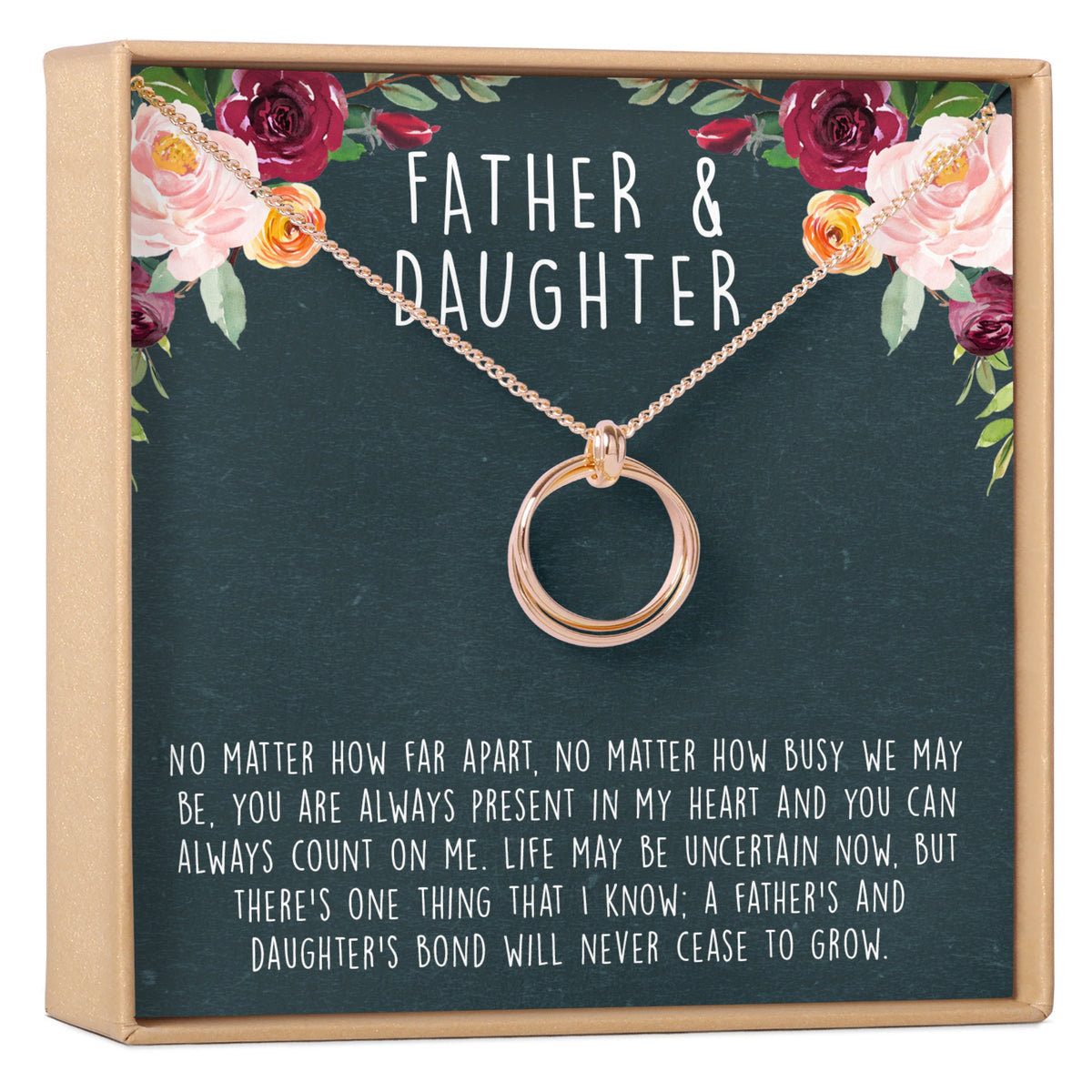 Father &amp; Daughter Necklace, Multiple Styles Necklace - Dear Ava