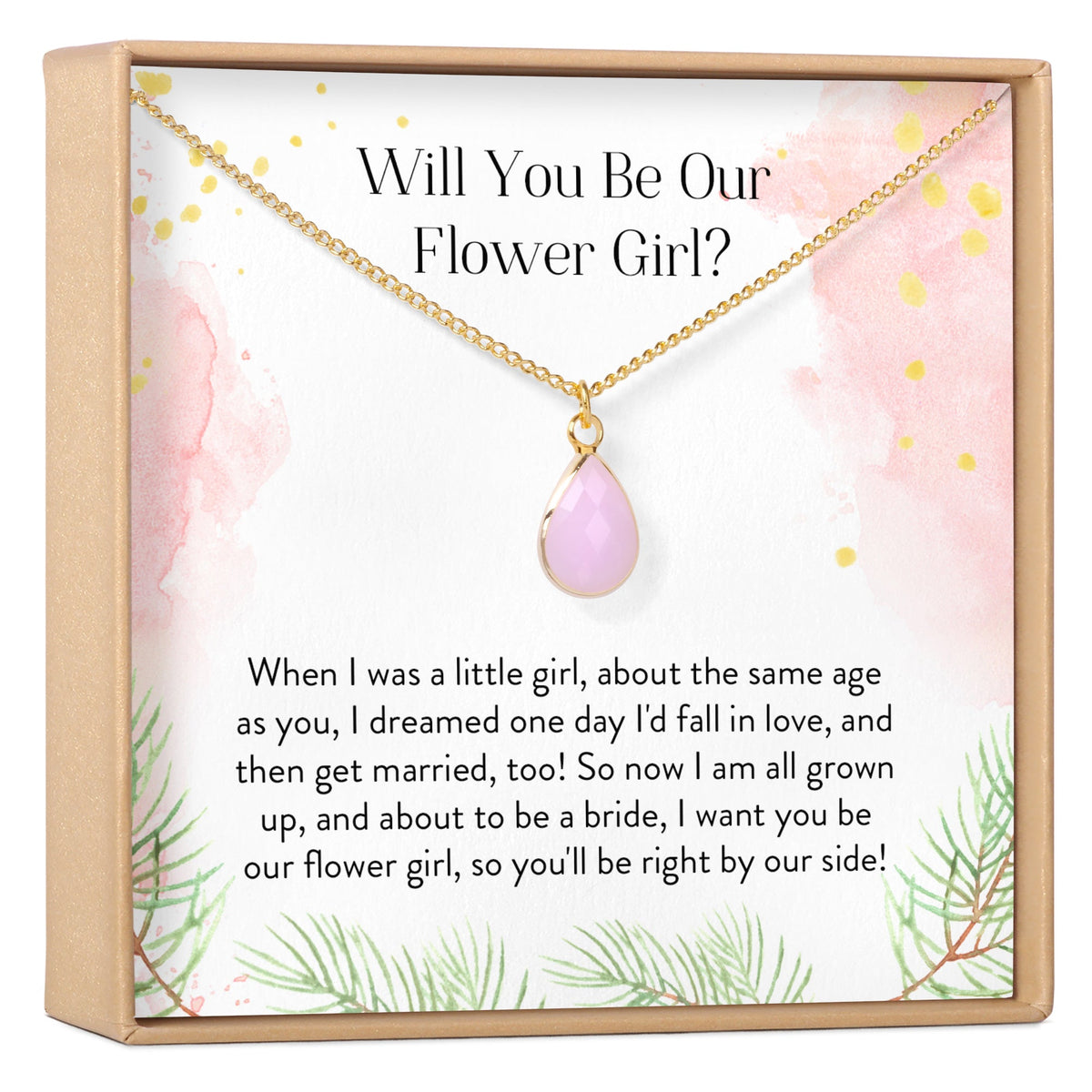 Flower Girl Necklace - Dear Ava