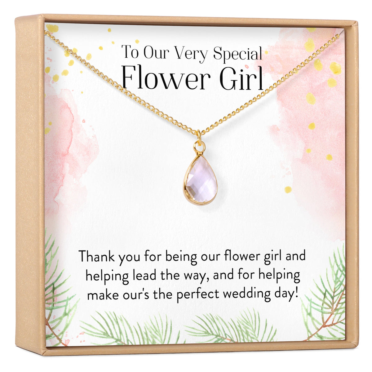 Flower Girl Necklace - Dear Ava