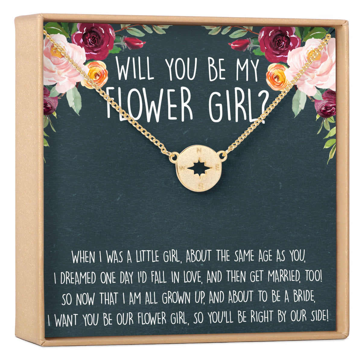 Flower Girl Necklace, Multiple Styles - Dear Ava