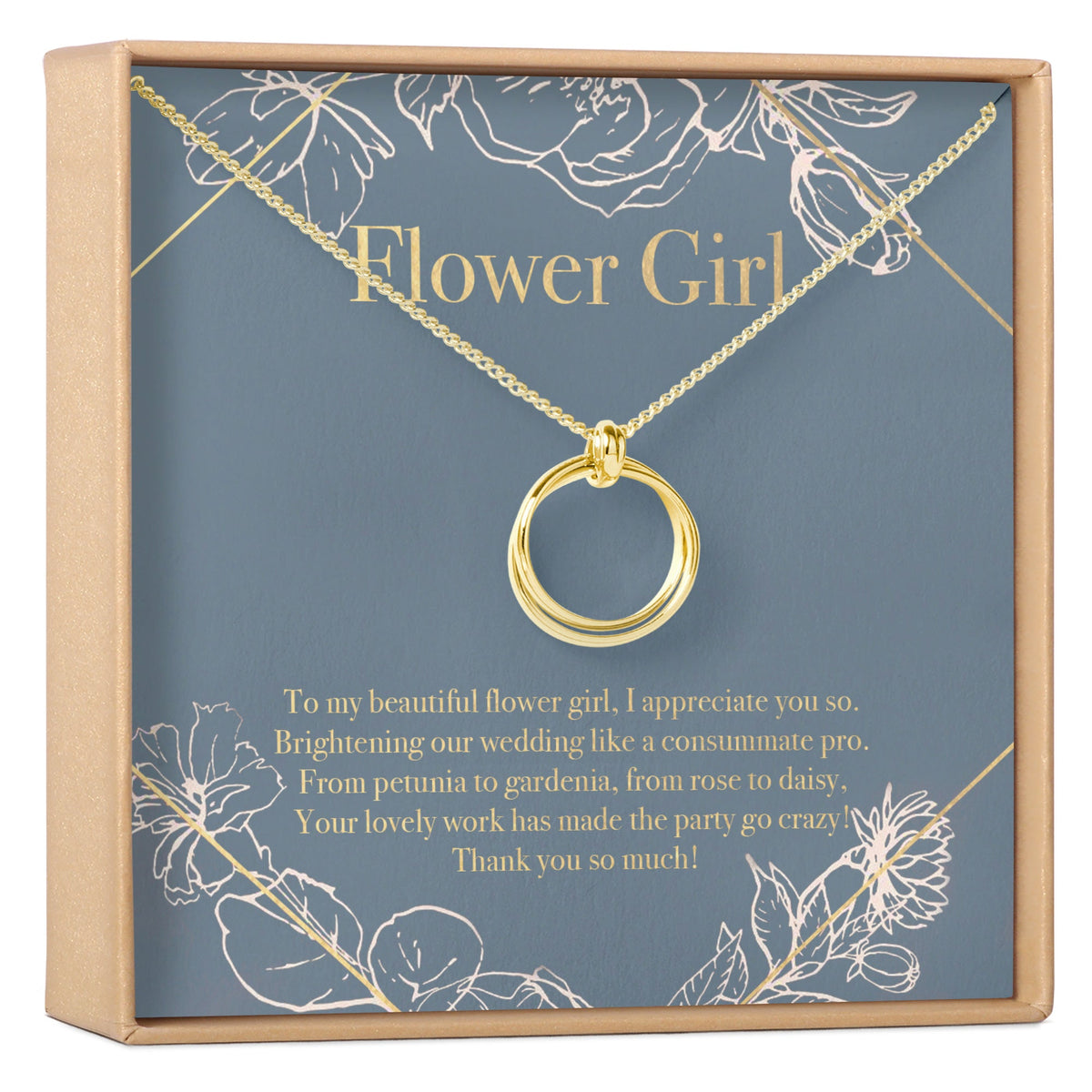 Flower Girl Necklace, Multiple Styles - Dear Ava