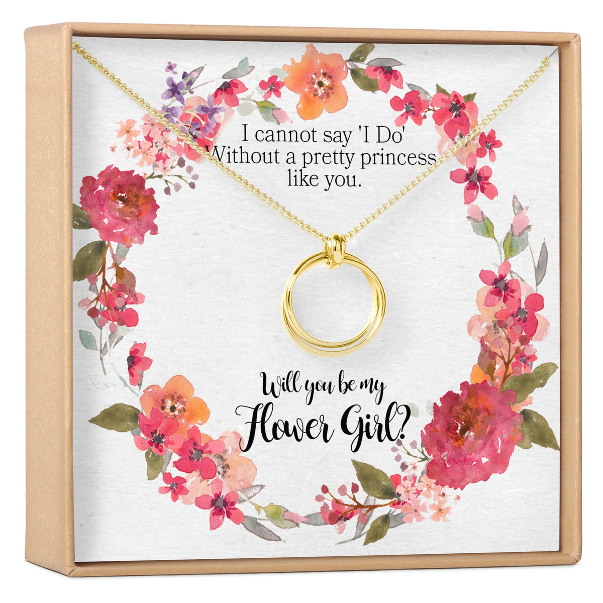 Flower Girl Necklace, Multiple Styles - Dear Ava