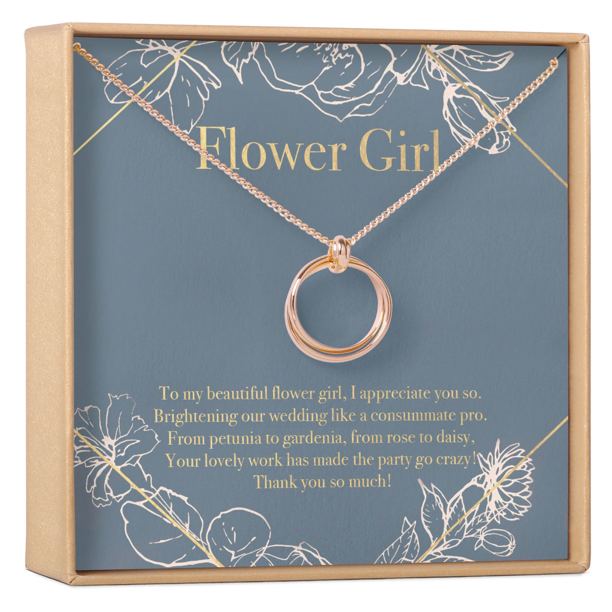 Flower Girl Necklace, Multiple Styles - Dear Ava