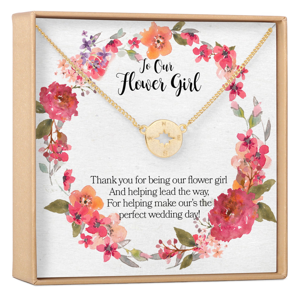 Flower Girl Necklace, Multiple Styles - Dear Ava