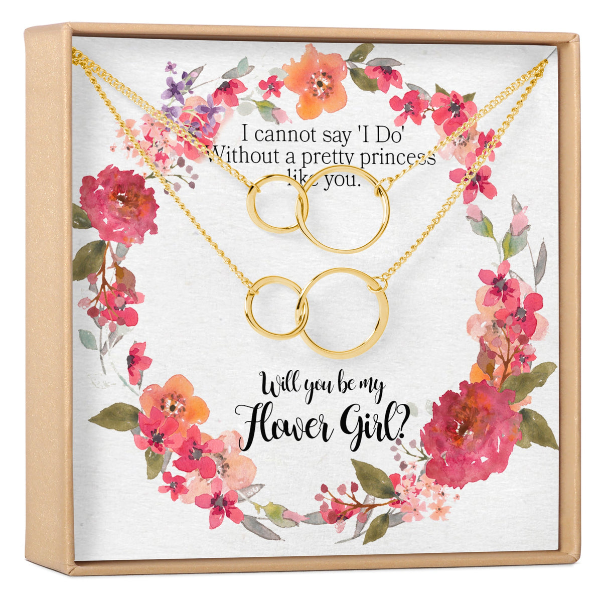 Flower Girl Necklace, Multiple Styles - Dear Ava