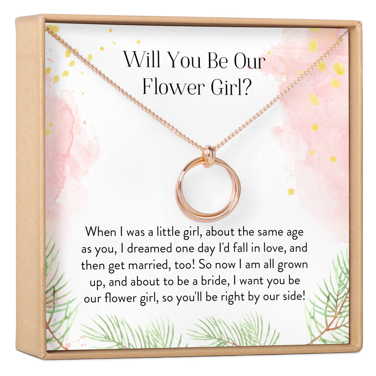 Flower Girl Necklace, Multiple Styles - Dear Ava