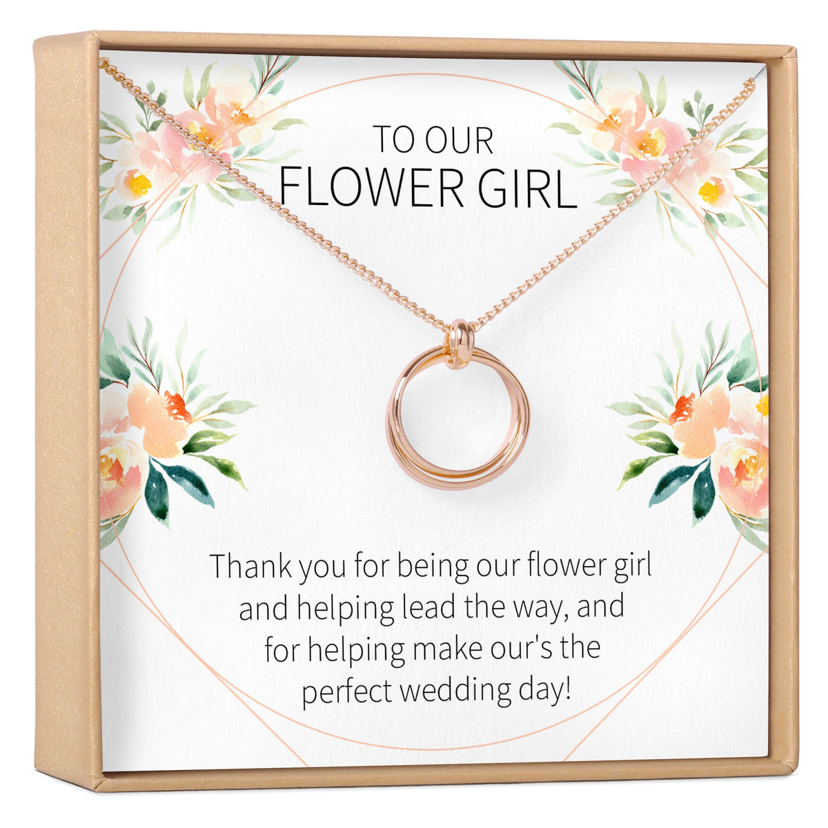 Flower Girl Necklace, Multiple Styles - Dear Ava