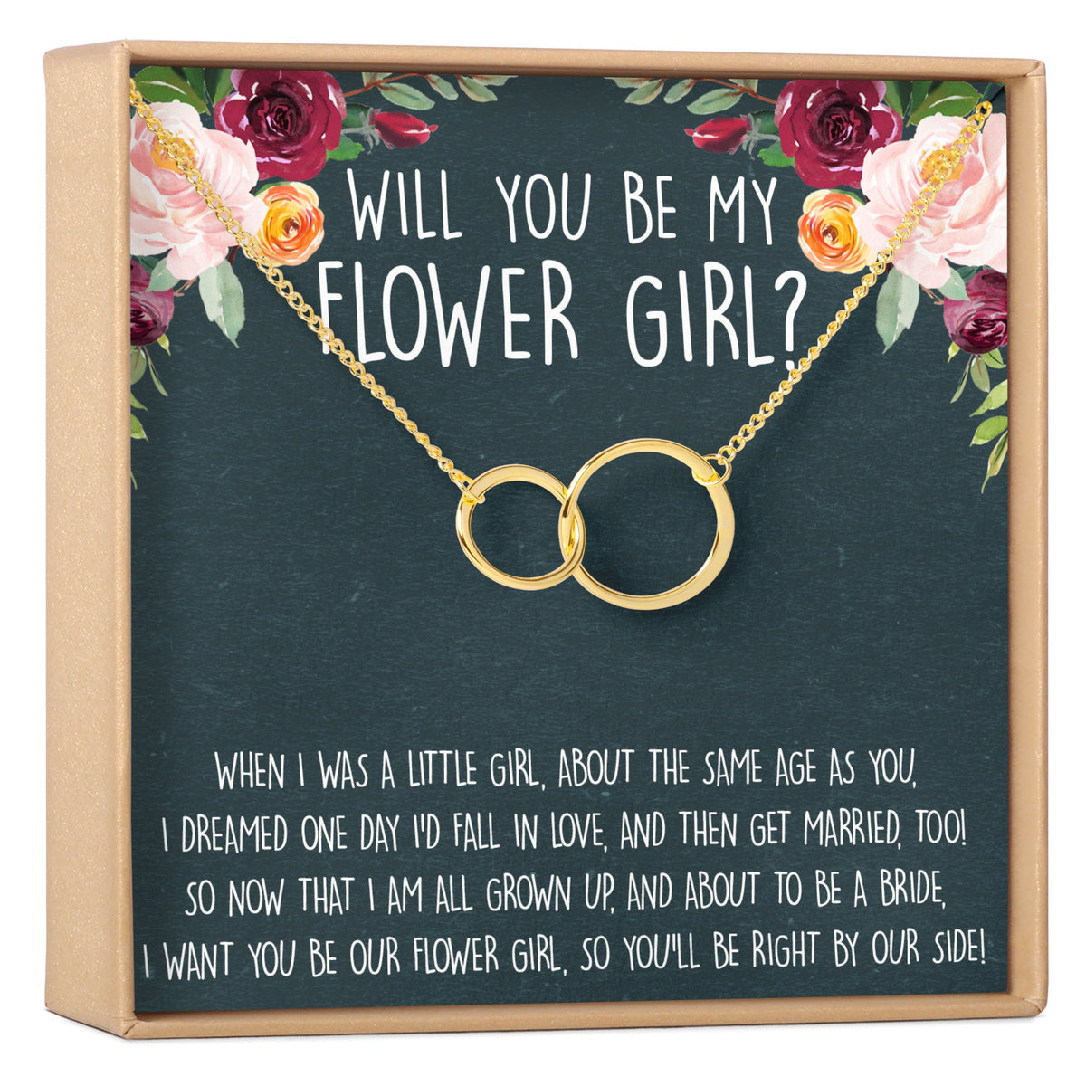 Flower Girl Necklace, Multiple Styles - Dear Ava