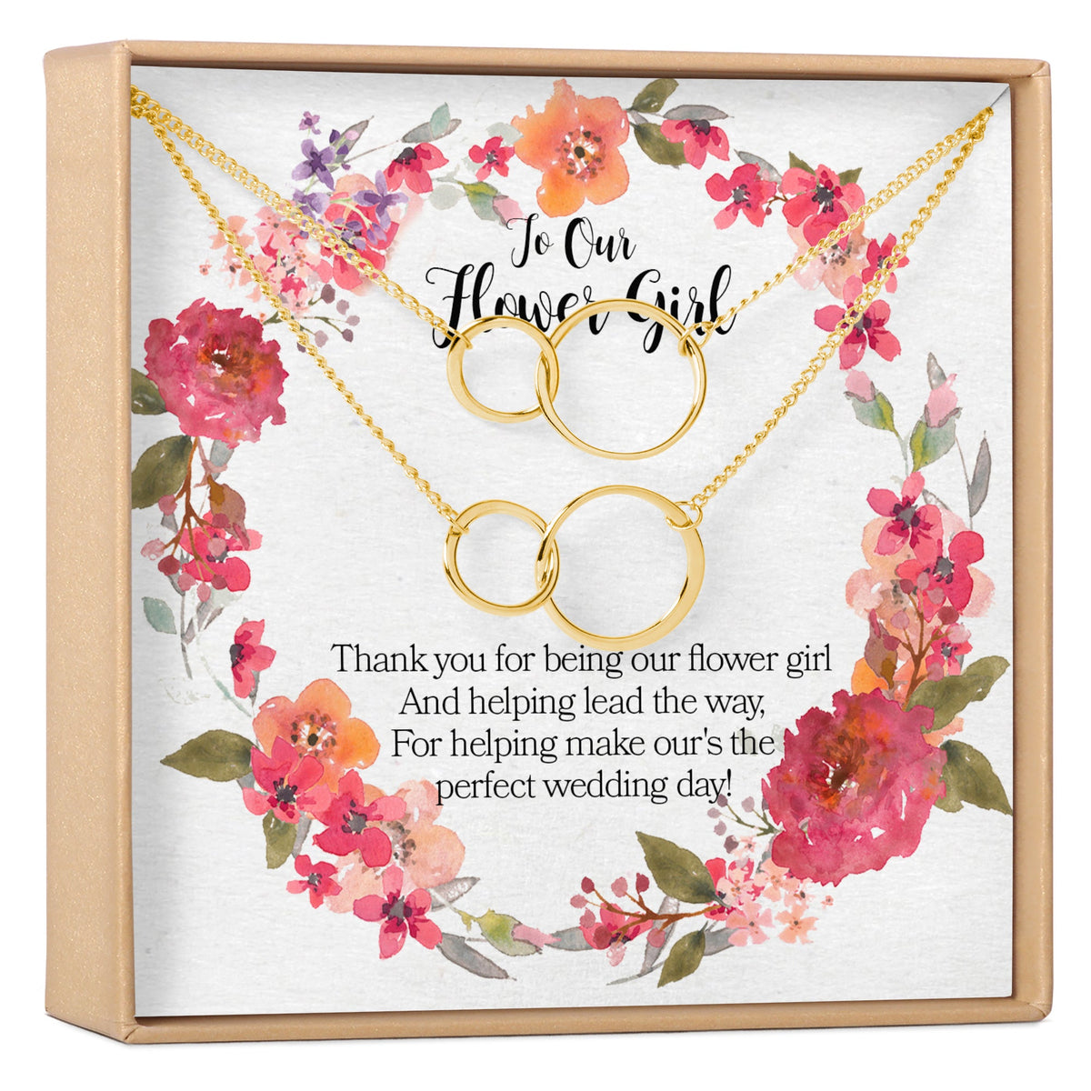 Flower Girl Necklace, Multiple Styles - Dear Ava