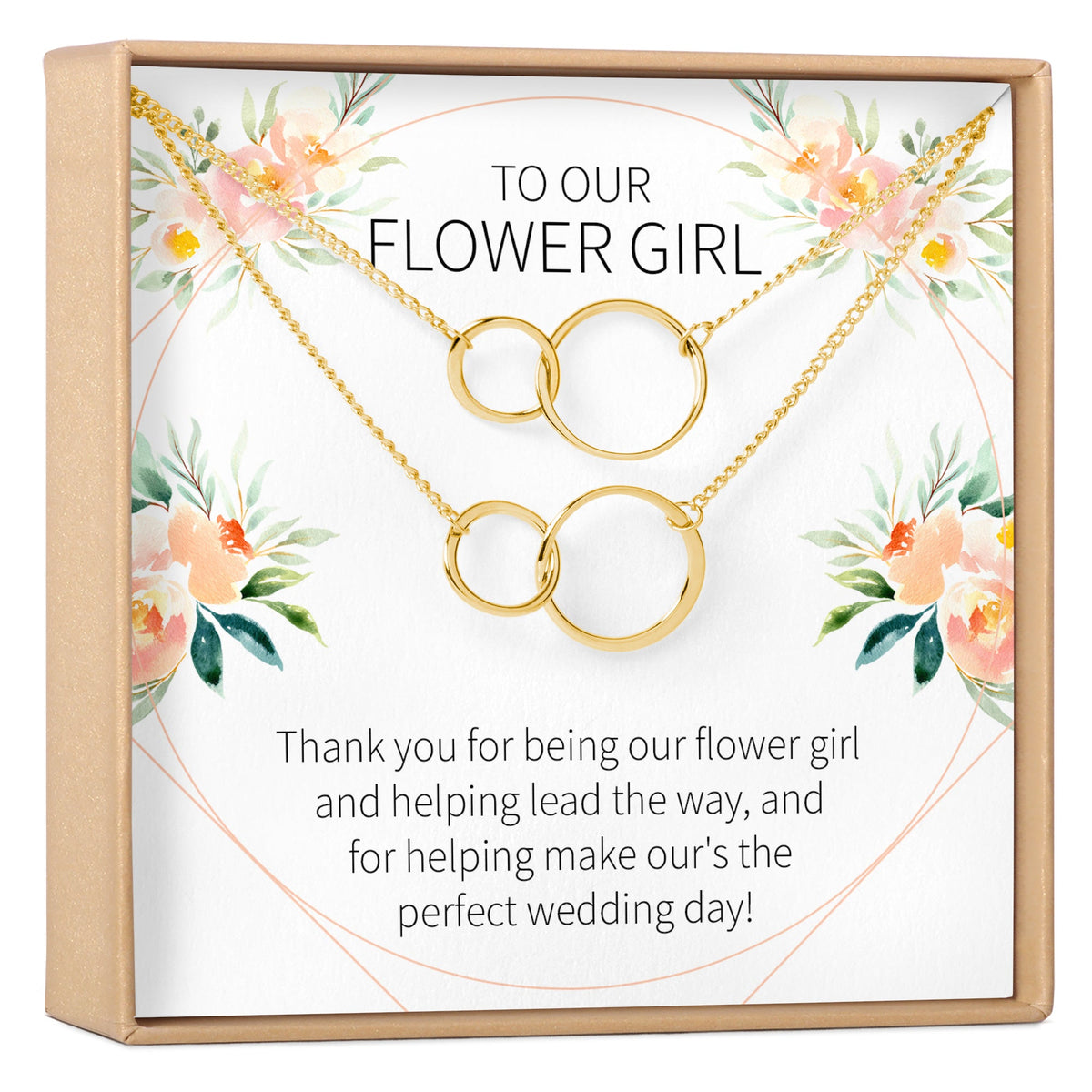 Flower Girl Necklace, Multiple Styles - Dear Ava