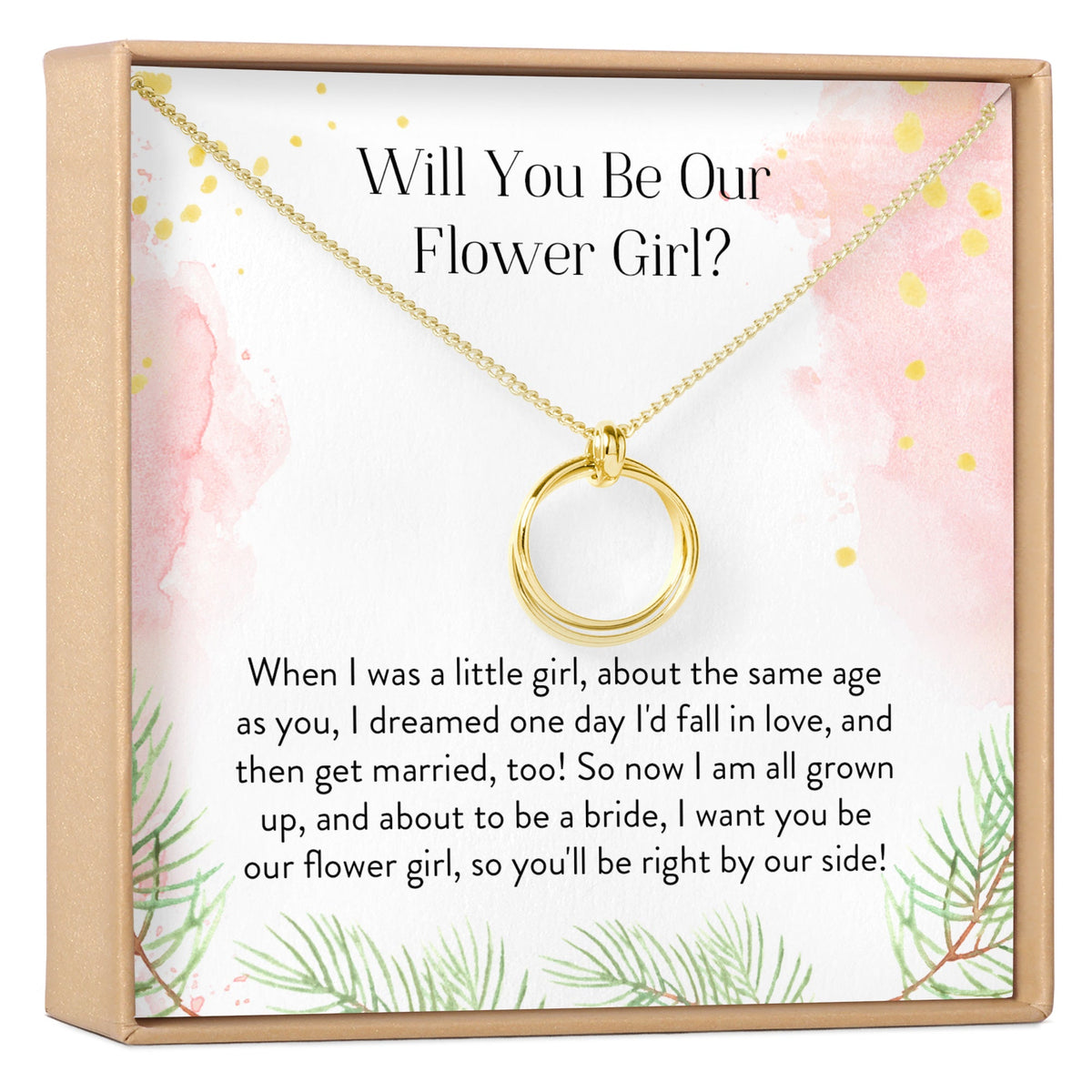 Flower Girl Necklace, Multiple Styles - Dear Ava