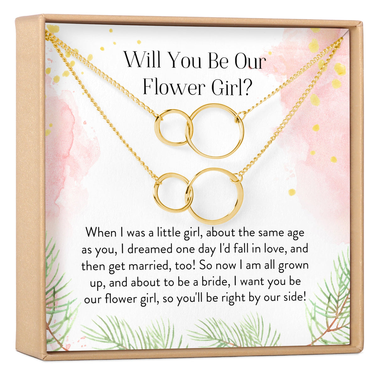 Flower Girl Necklace, Multiple Styles - Dear Ava