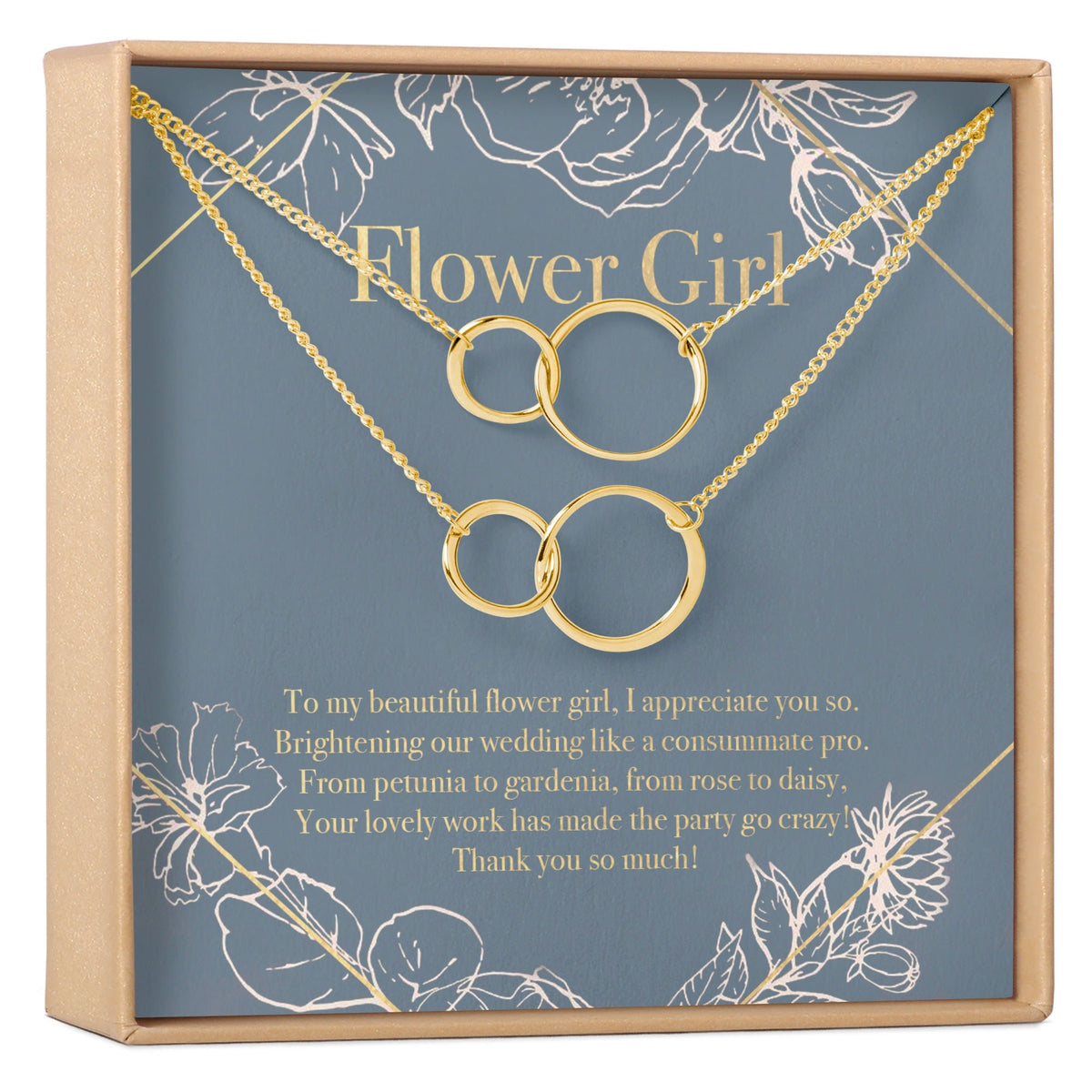 Flower Girl Necklace, Multiple Styles - Dear Ava