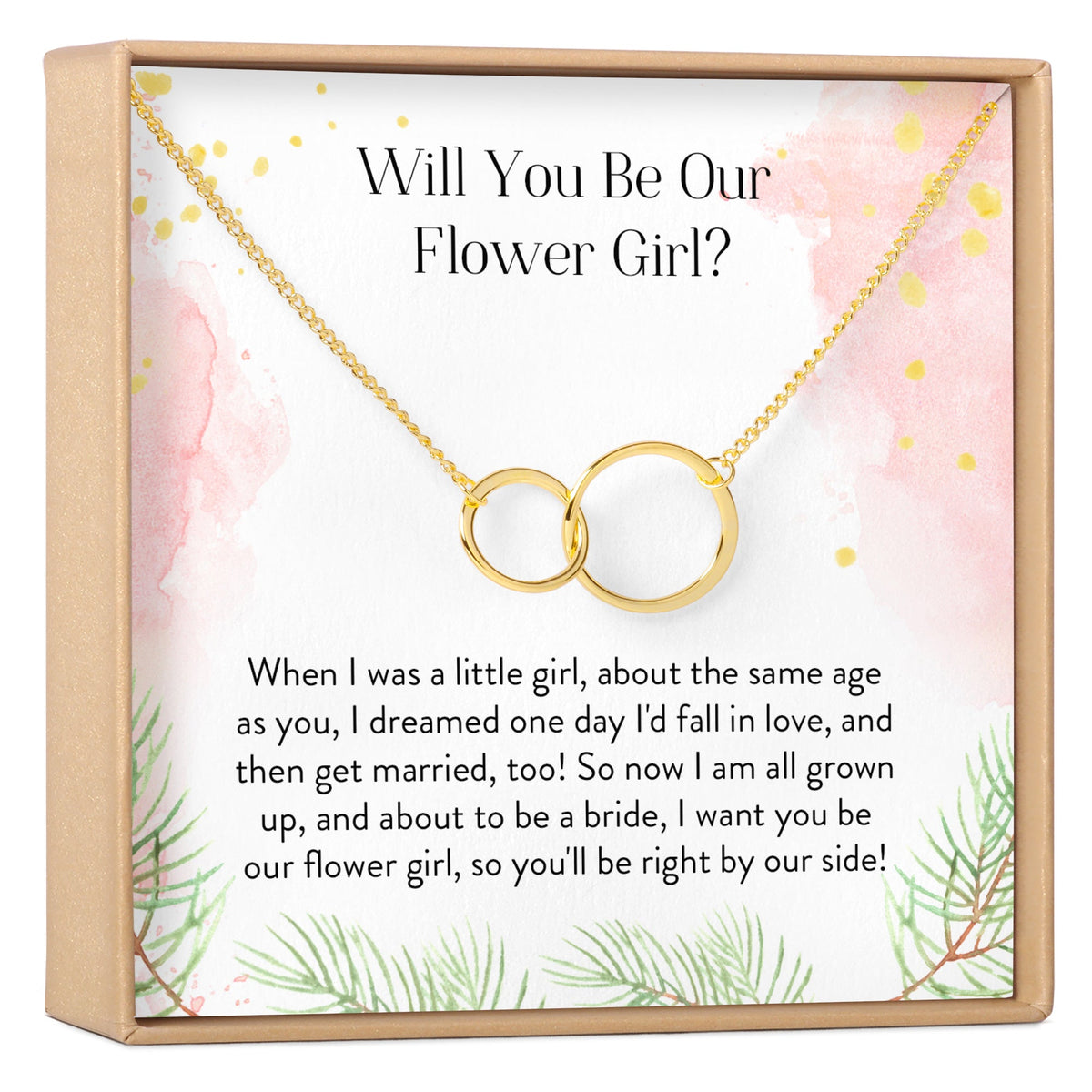 Flower Girl Necklace, Multiple Styles - Dear Ava