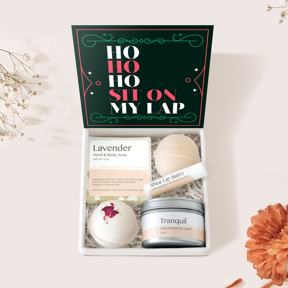 Funny Christmas Spa Gift Box - Dear Ava