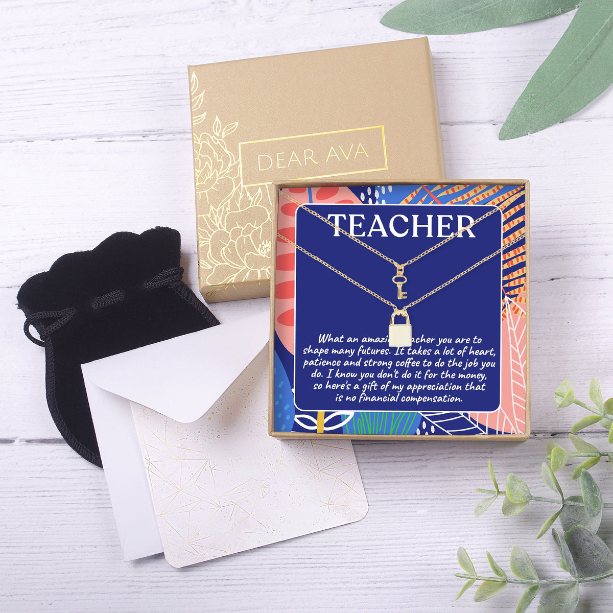 Funny Teacher Necklace, Multiple Styles Jewelry - Dear Ava