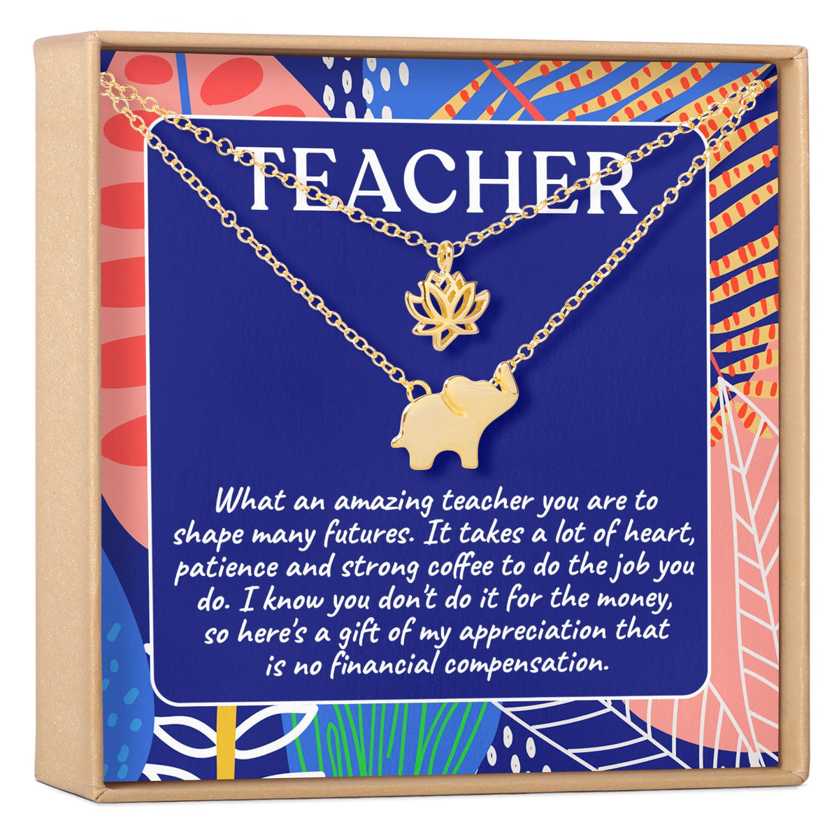 Funny Teacher Necklace, Multiple Styles Jewelry - Dear Ava