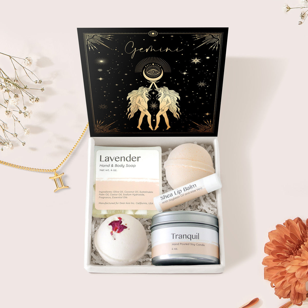 Gemini Deity Zodiac Gift Box Set - Dear Ava