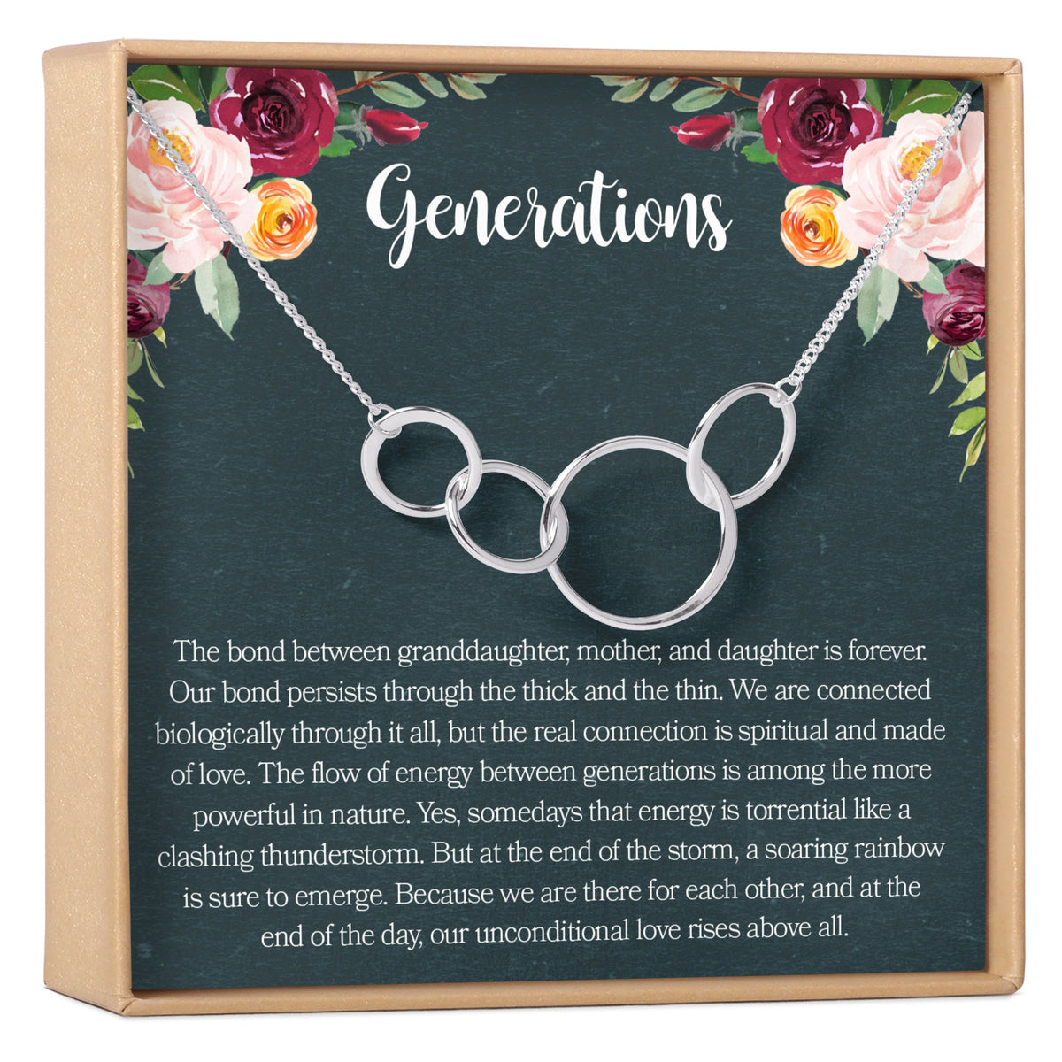 Generations Four Circles Necklace - Dear Ava