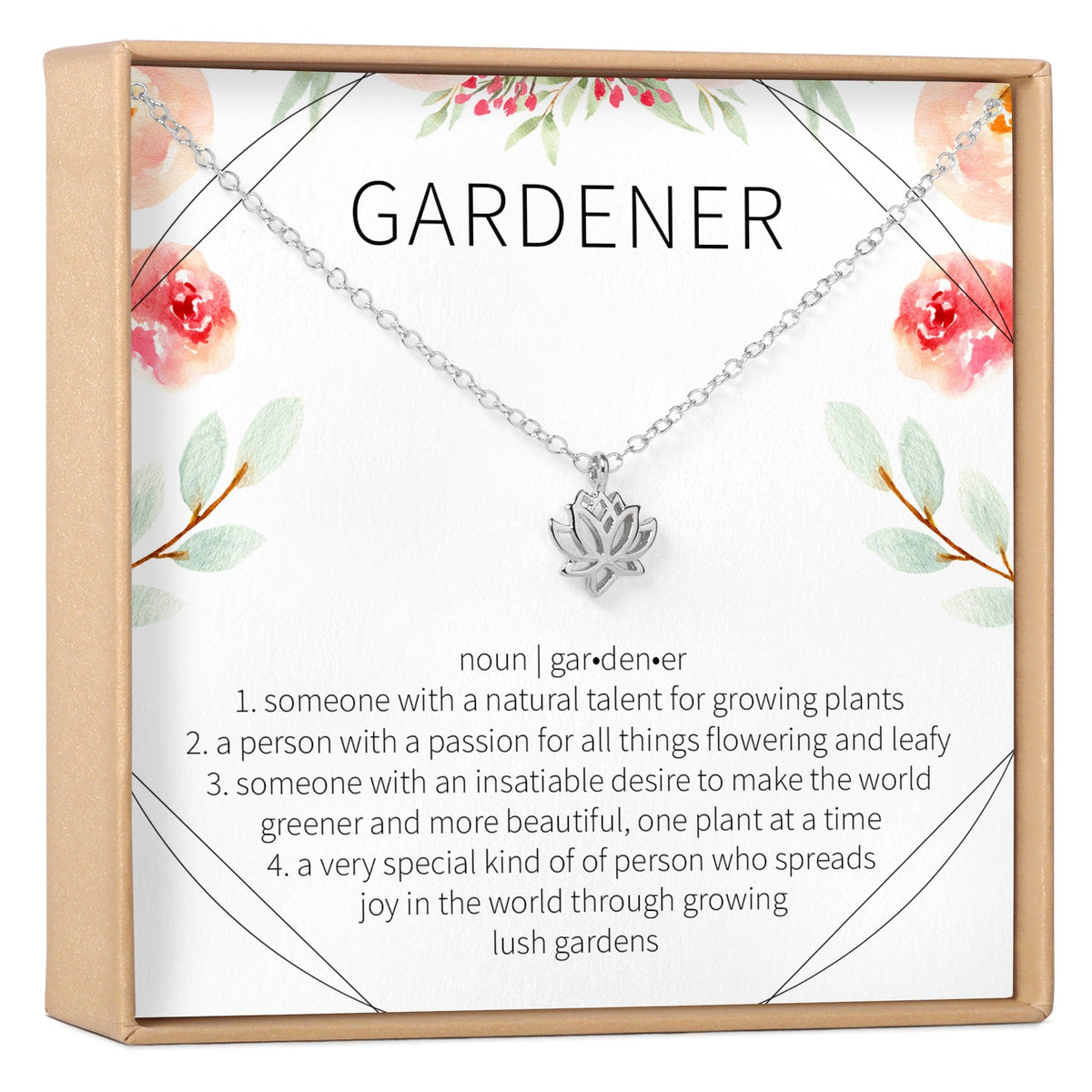 Gift for Gardener Necklace - Dear Ava