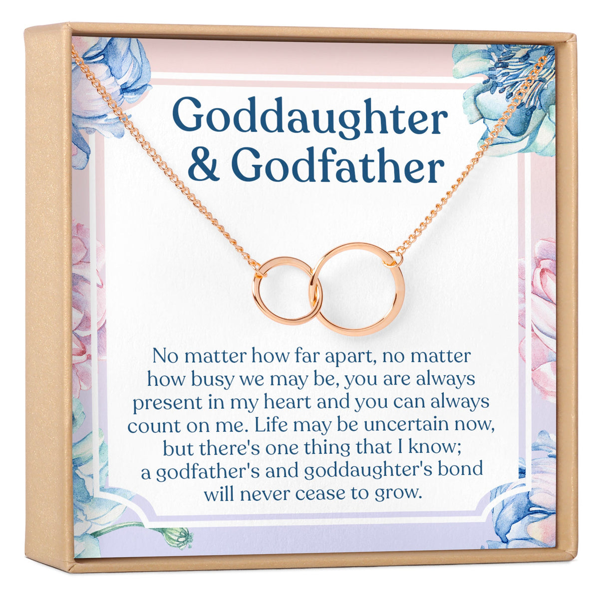 Goddaughter &amp; Godfather Necklace, Multiple Styles Necklace - Dear Ava