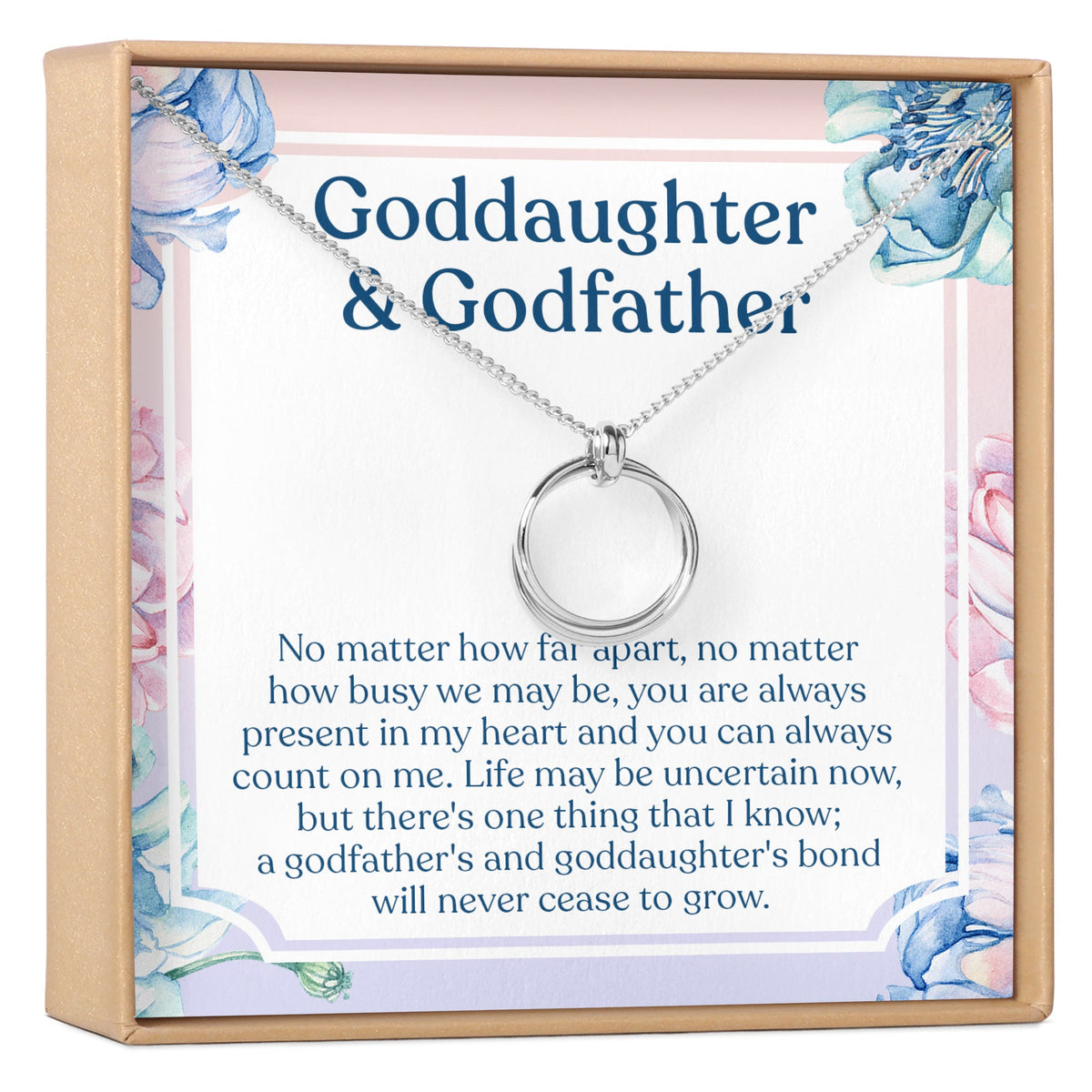 Goddaughter &amp; Godfather Necklace, Multiple Styles Necklace - Dear Ava