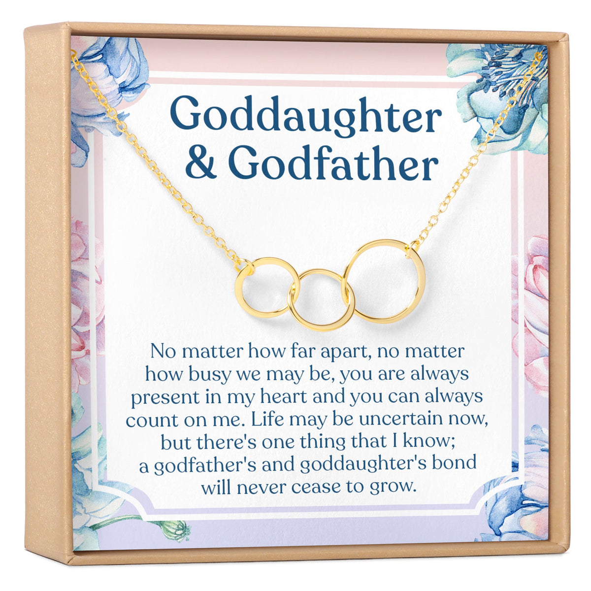 Goddaughter &amp; Godfather Necklace, Multiple Styles Necklace - Dear Ava