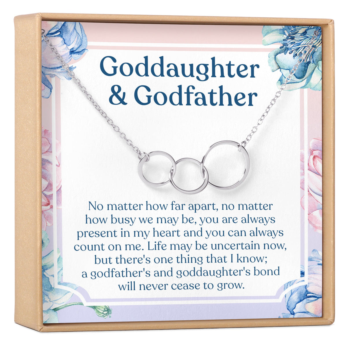 Goddaughter &amp; Godfather Necklace, Multiple Styles Necklace - Dear Ava