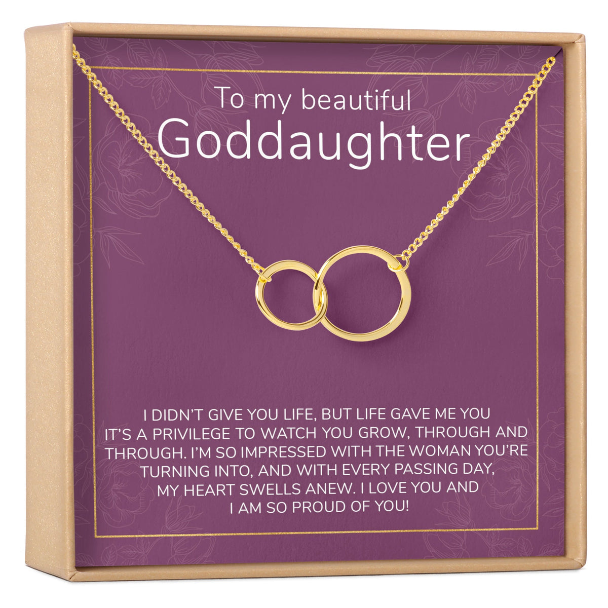 Goddaughter Necklace, Multiple Styles - Dear Ava