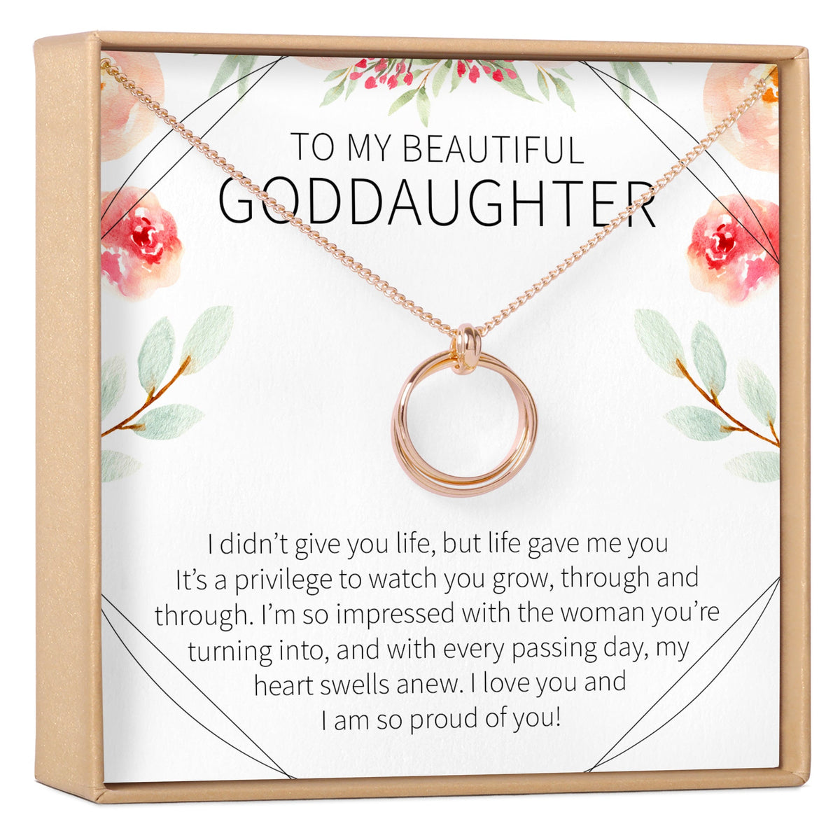 Goddaughter Necklace, Multiple Styles - Dear Ava