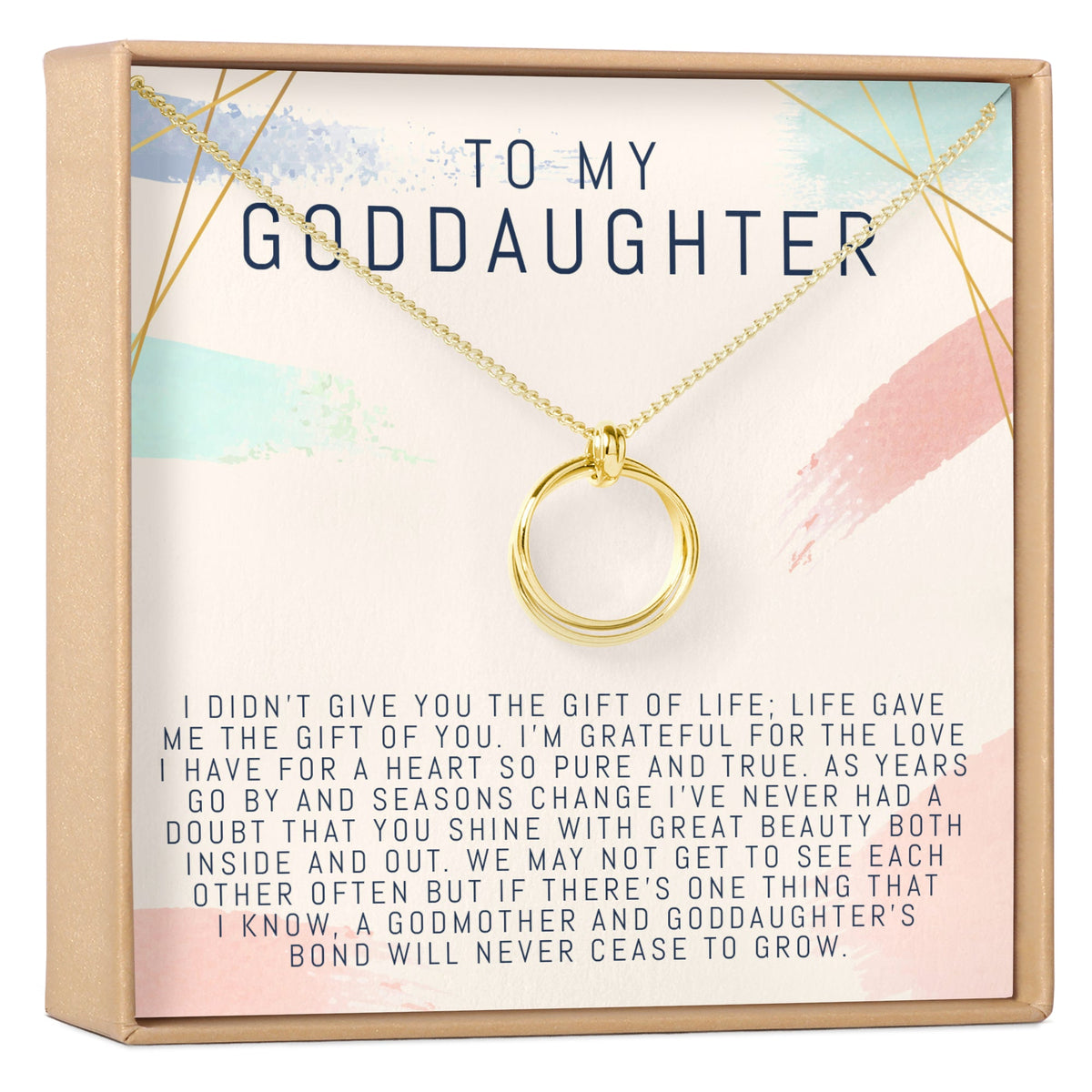 Goddaughter Necklace, Multiple Styles - Dear Ava