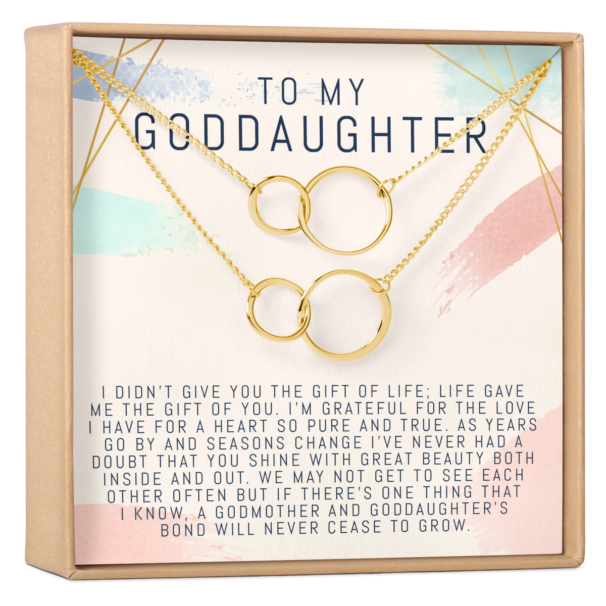 Goddaughter Necklace, Multiple Styles - Dear Ava