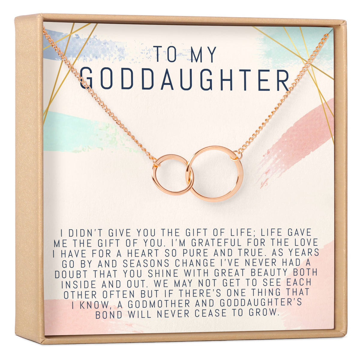 Goddaughter Necklace, Multiple Styles - Dear Ava