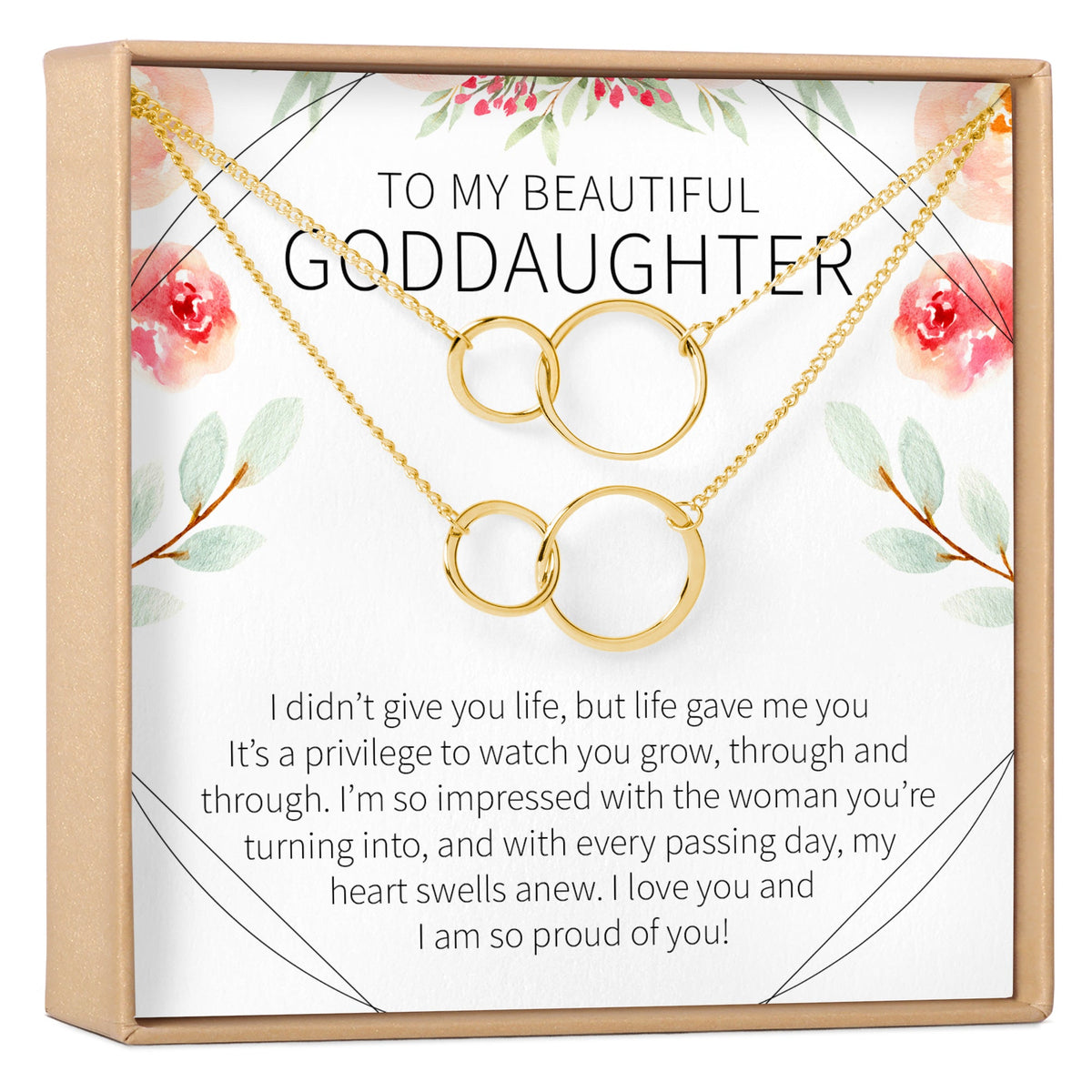 Goddaughter Necklace, Multiple Styles - Dear Ava