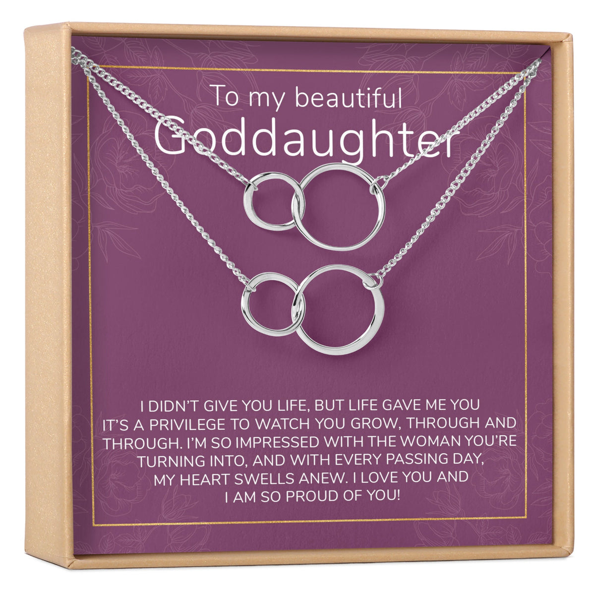 Goddaughter Necklace, Multiple Styles - Dear Ava