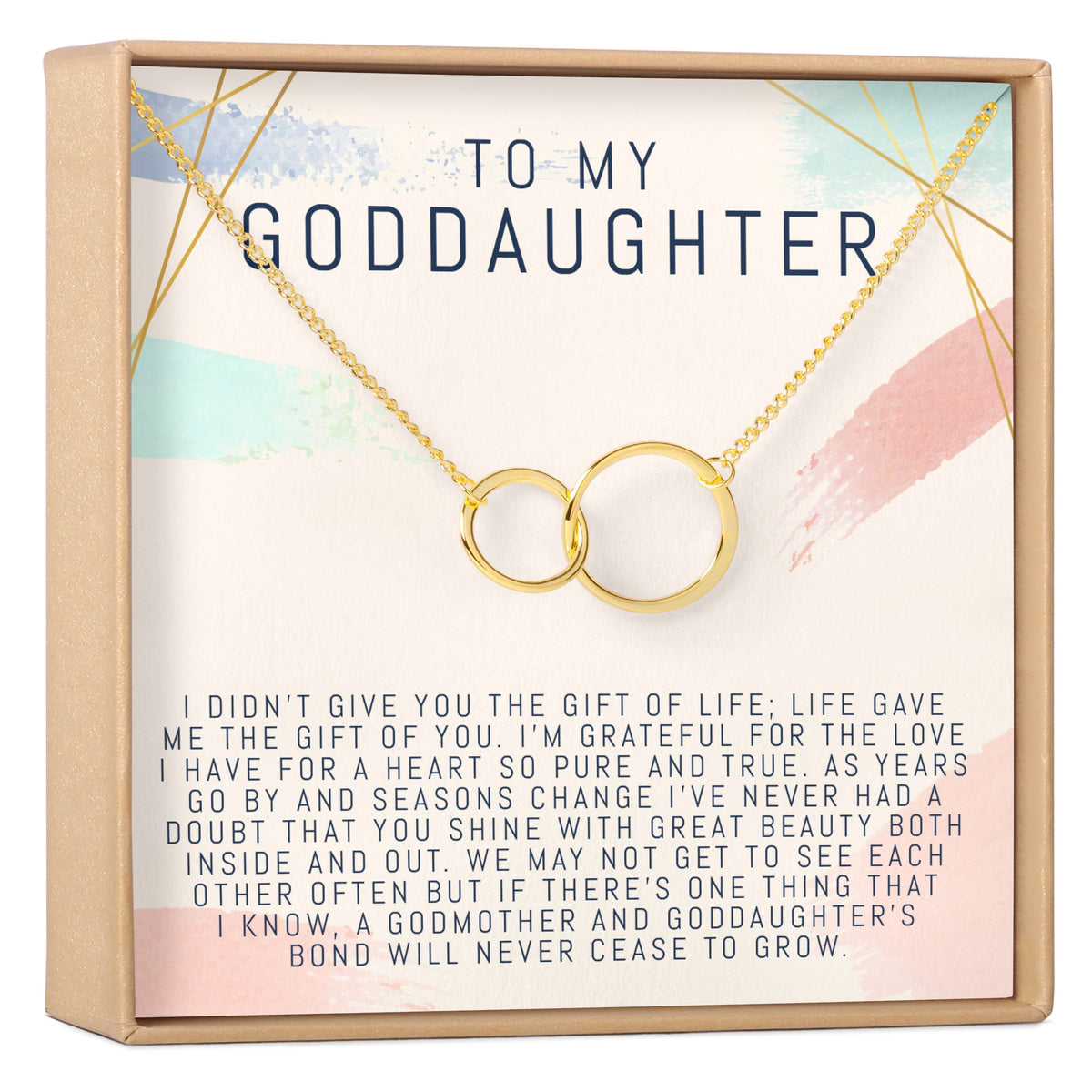 Goddaughter Necklace, Multiple Styles - Dear Ava