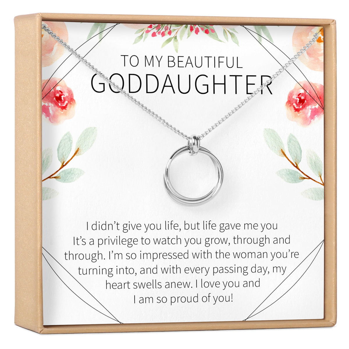 Goddaughter Necklace, Multiple Styles - Dear Ava