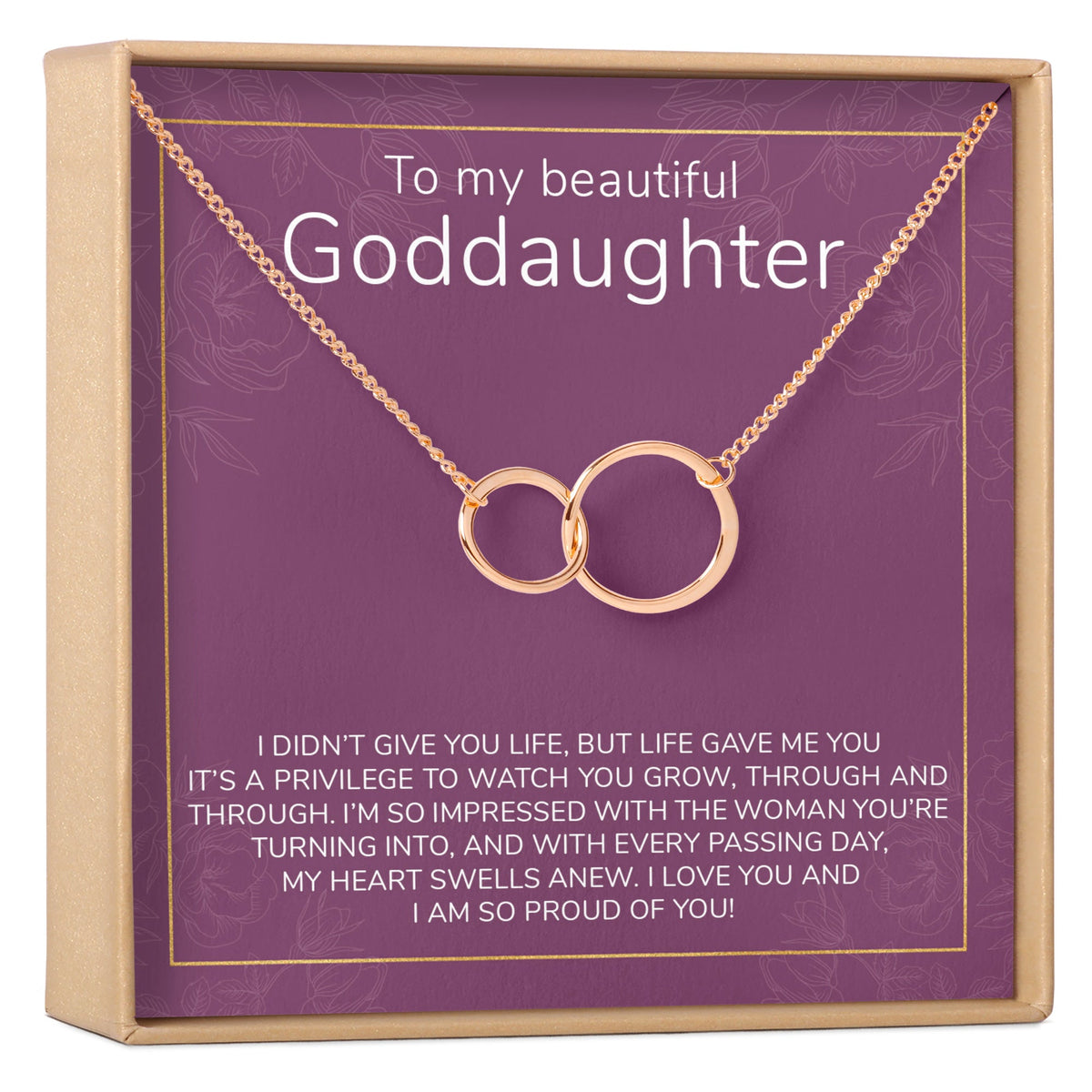 Goddaughter Necklace, Multiple Styles - Dear Ava