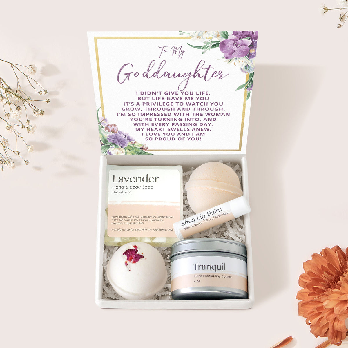 Goddaughter Spa Gift Box - Dear Ava