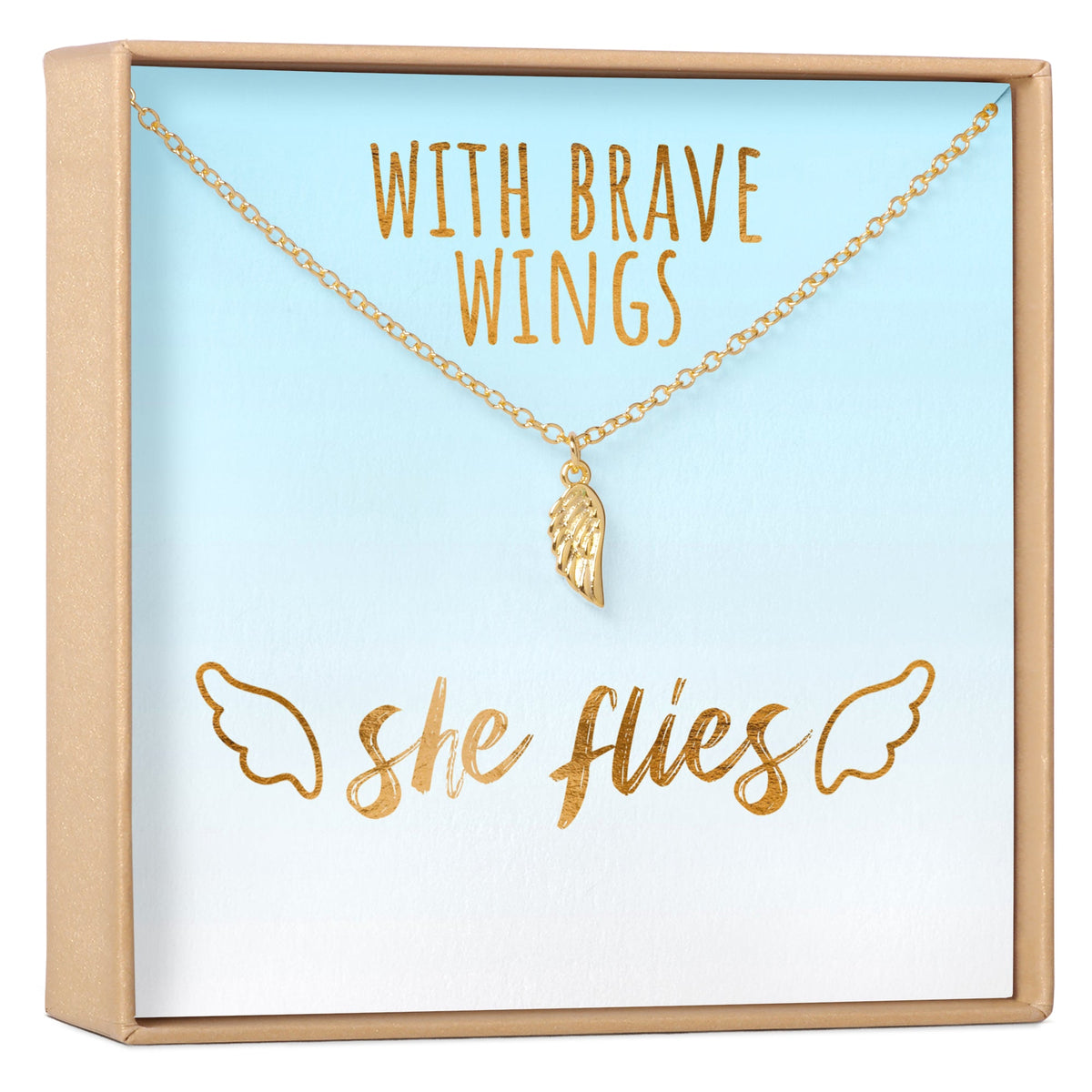 Graduation Wing Necklace - Dear Ava