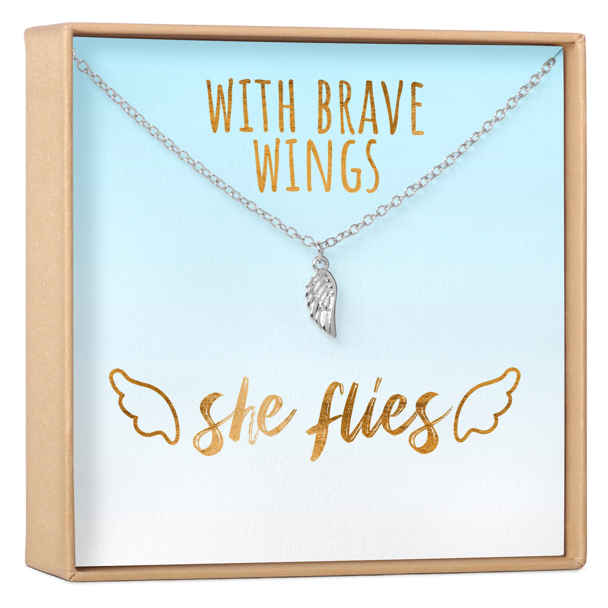 Graduation Wing Necklace - Dear Ava