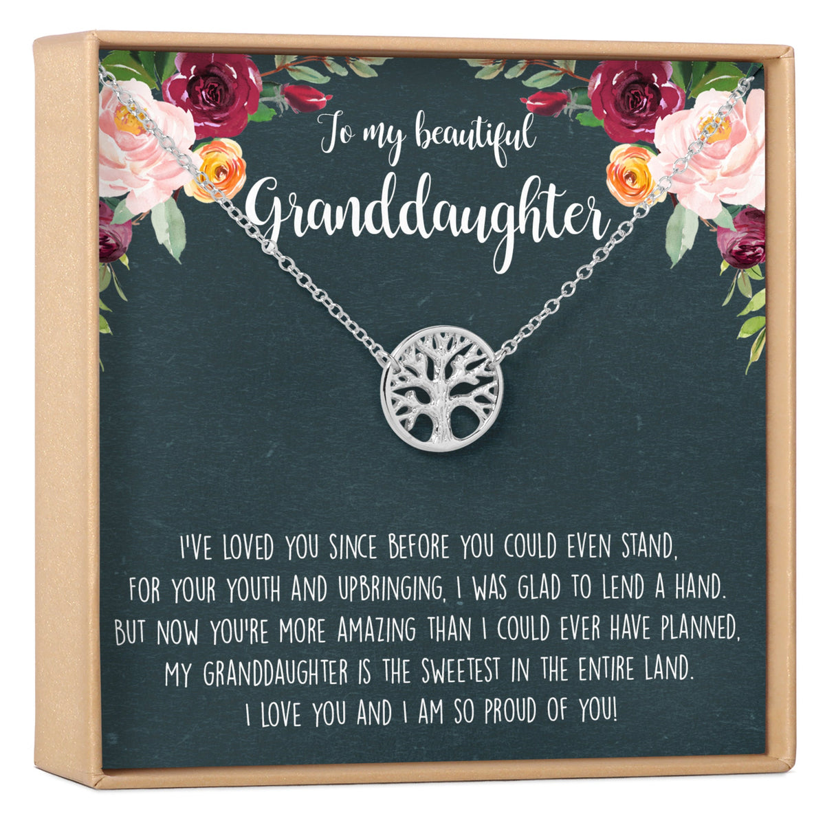 Granddaughter Necklace, Multiple Styles - Dear Ava