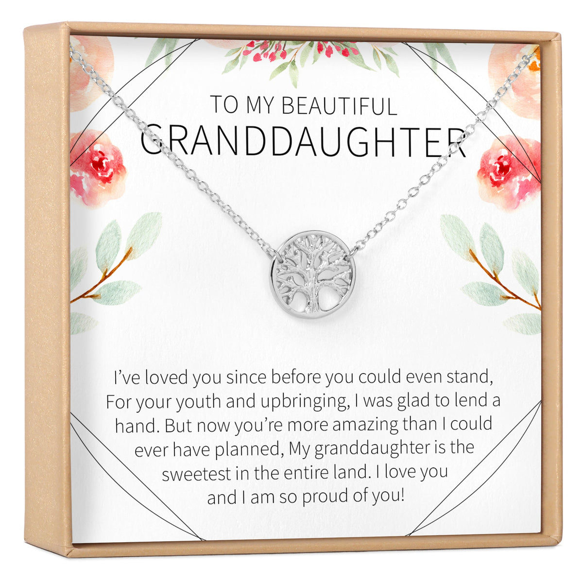 Granddaughter Necklace, Multiple Styles - Dear Ava