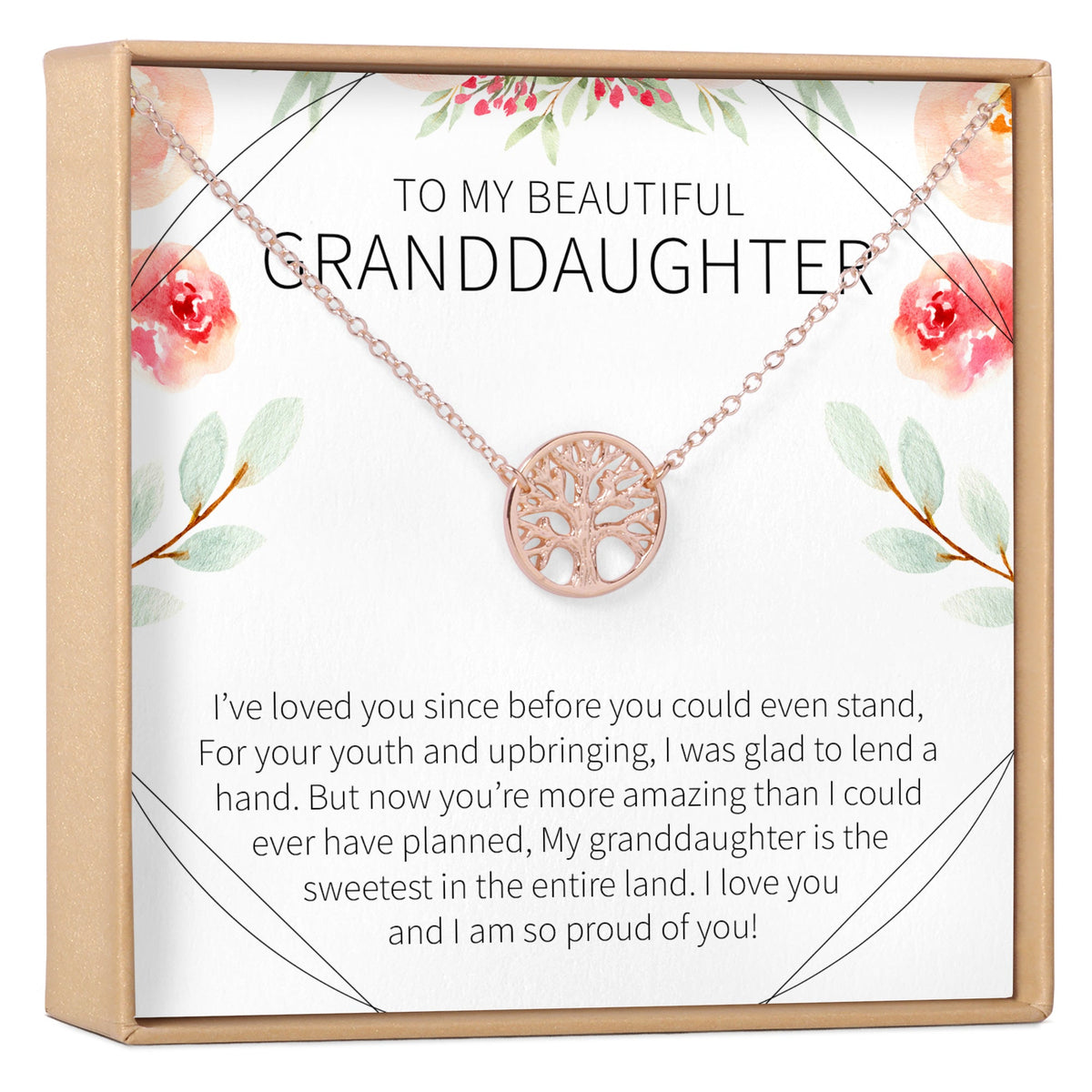 Granddaughter Necklace, Multiple Styles - Dear Ava