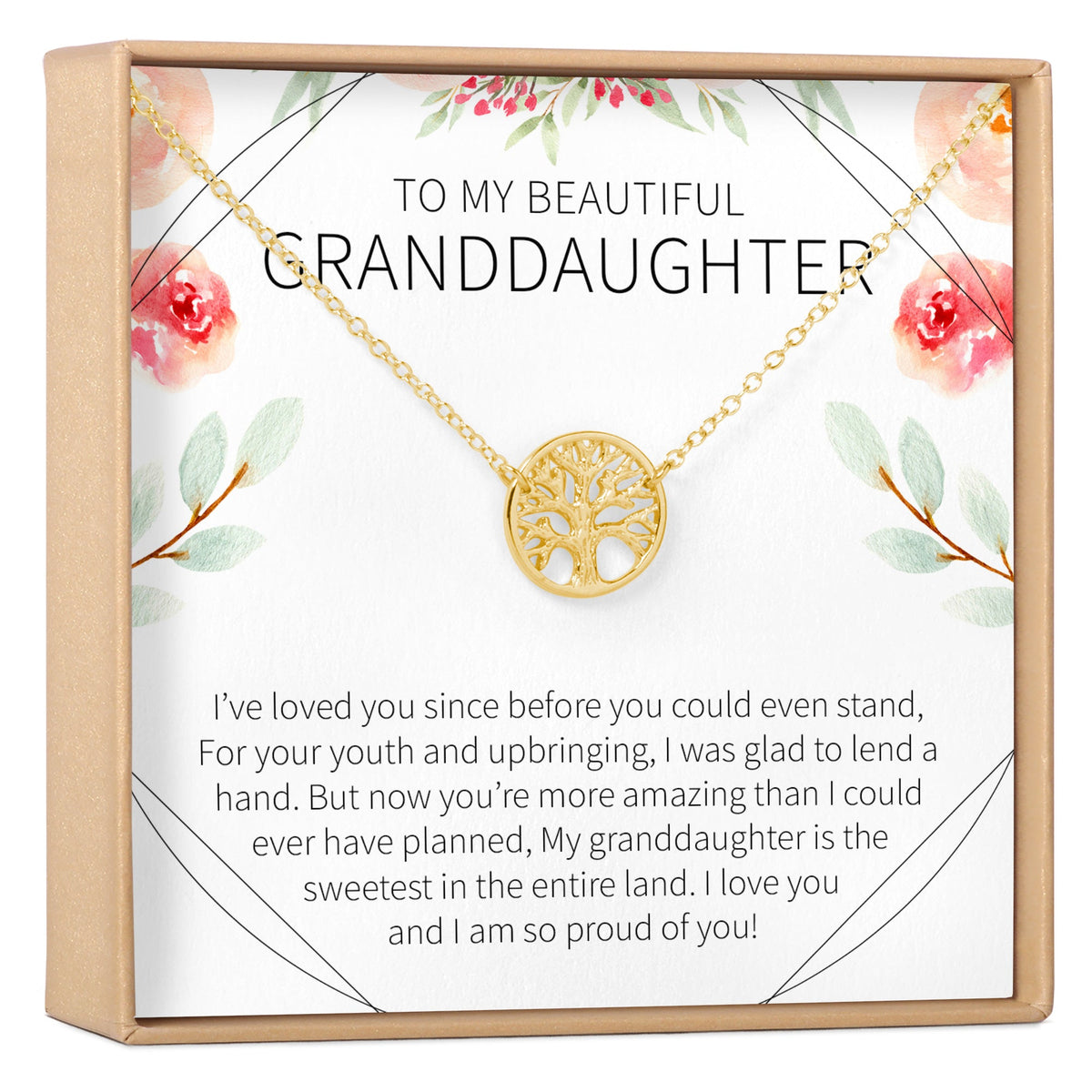 Granddaughter Necklace, Multiple Styles - Dear Ava