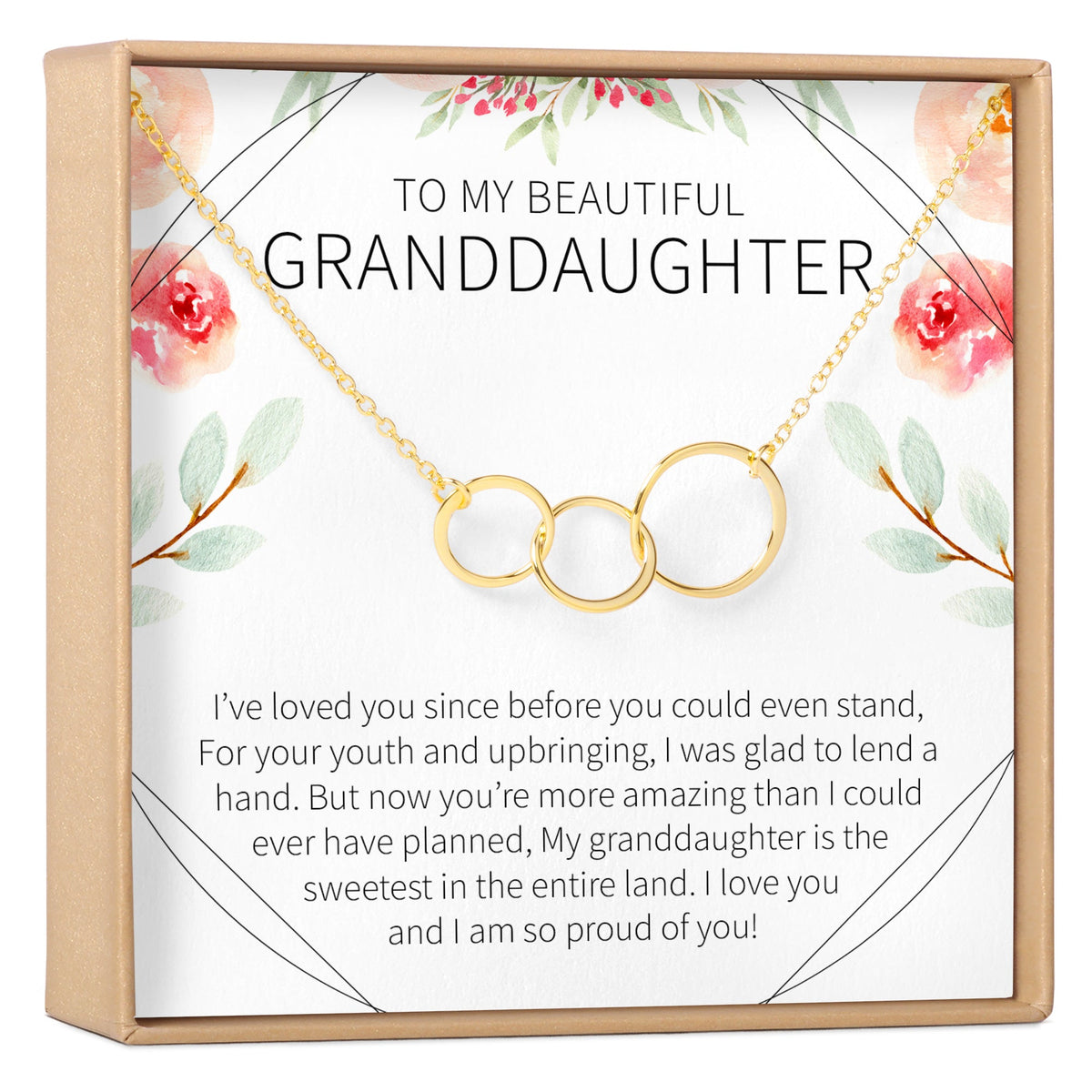 Granddaughter Necklace, Multiple Styles - Dear Ava