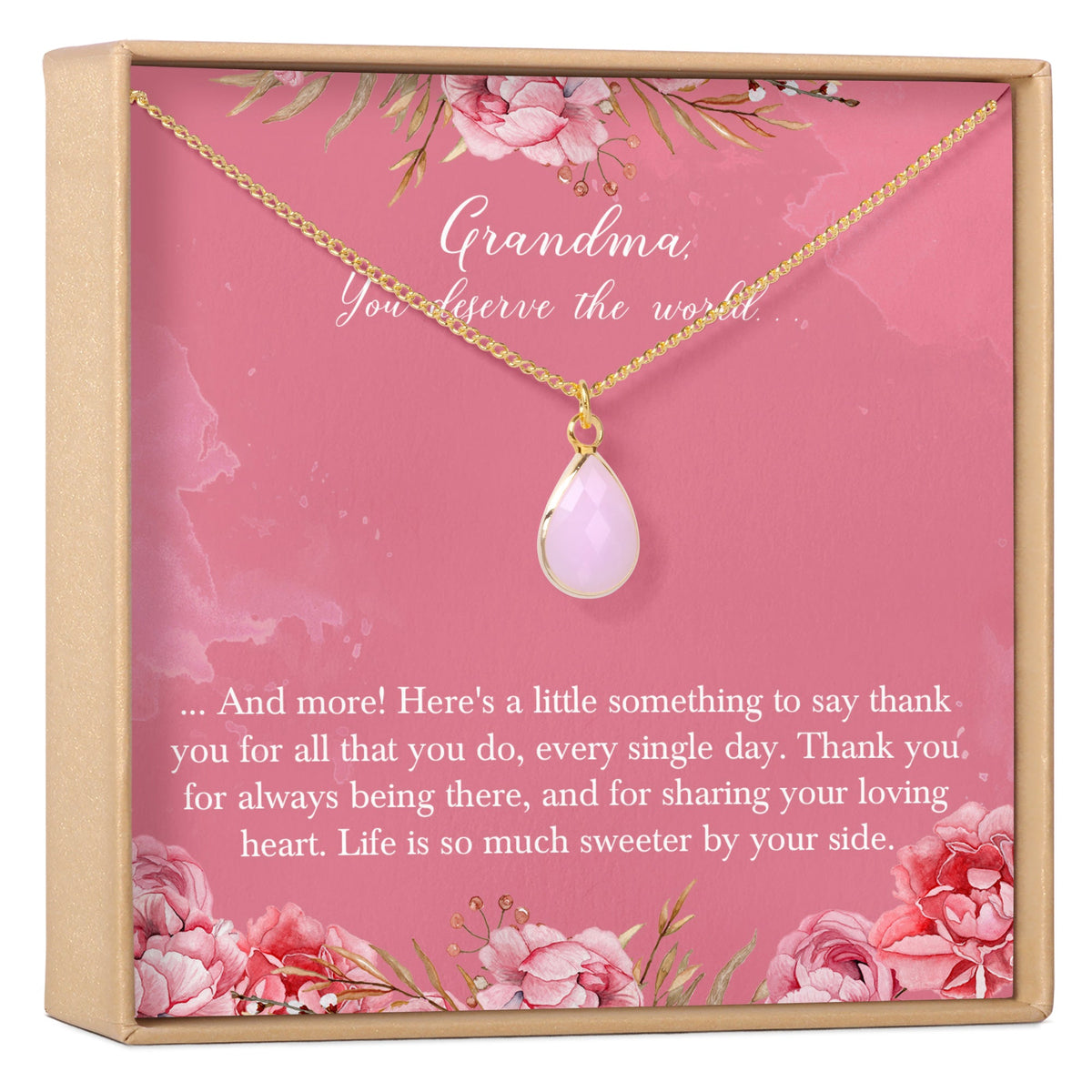 Grandma Necklace - Dear Ava