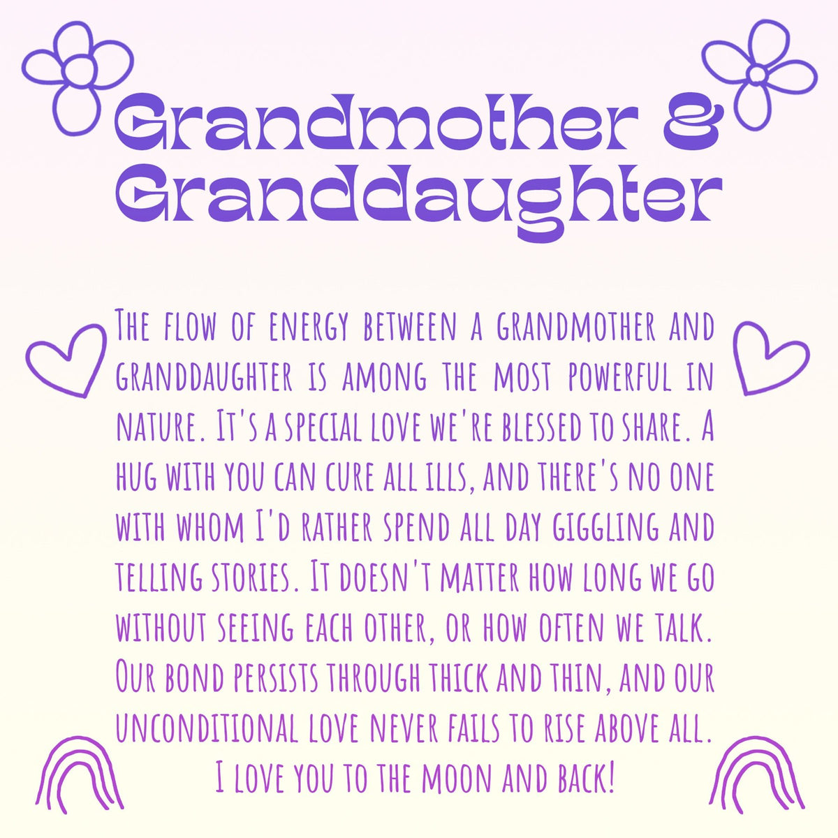 Grandmother &amp; Granddaughter Gift Box Set - Dear Ava