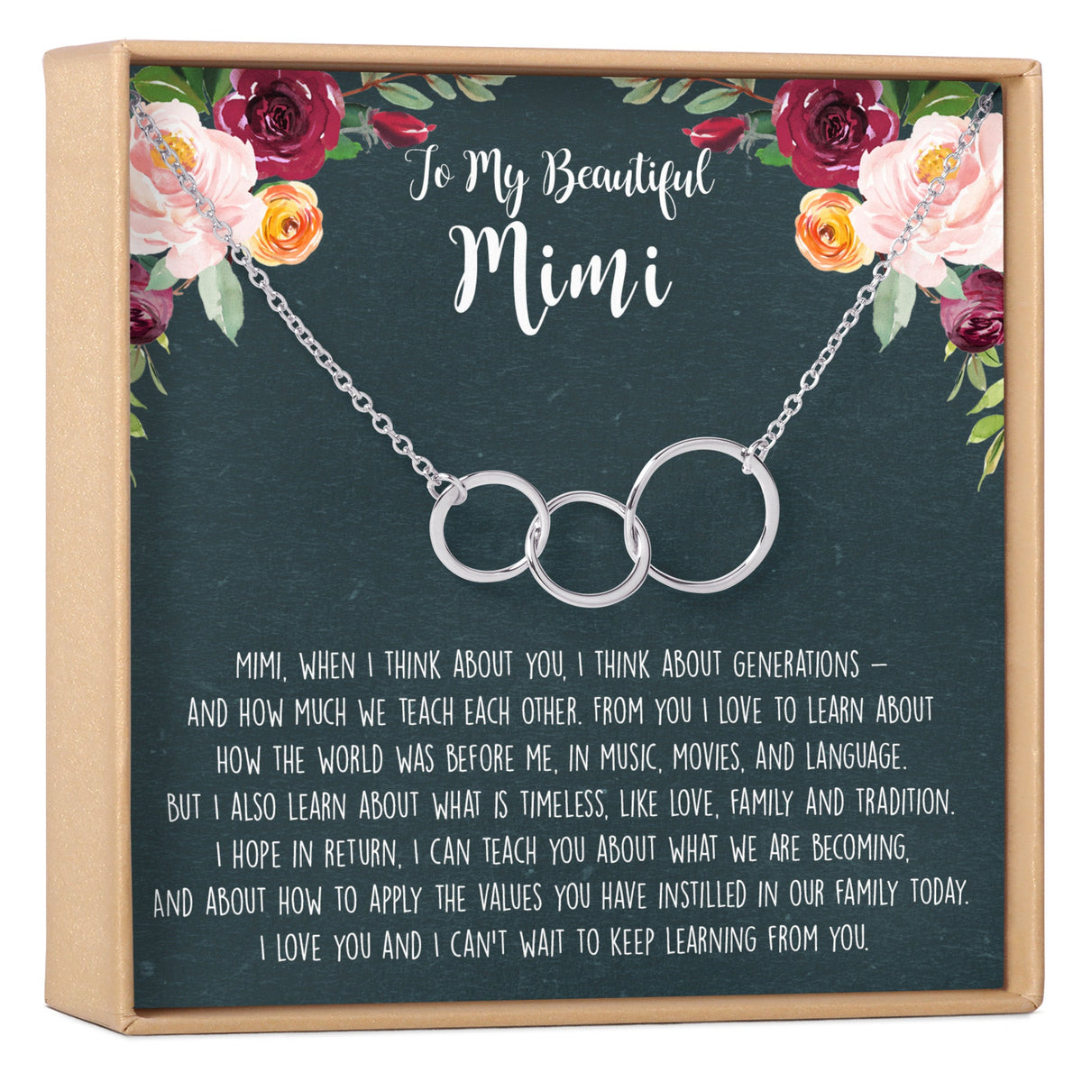 Grandmother Necklace - Dear Ava