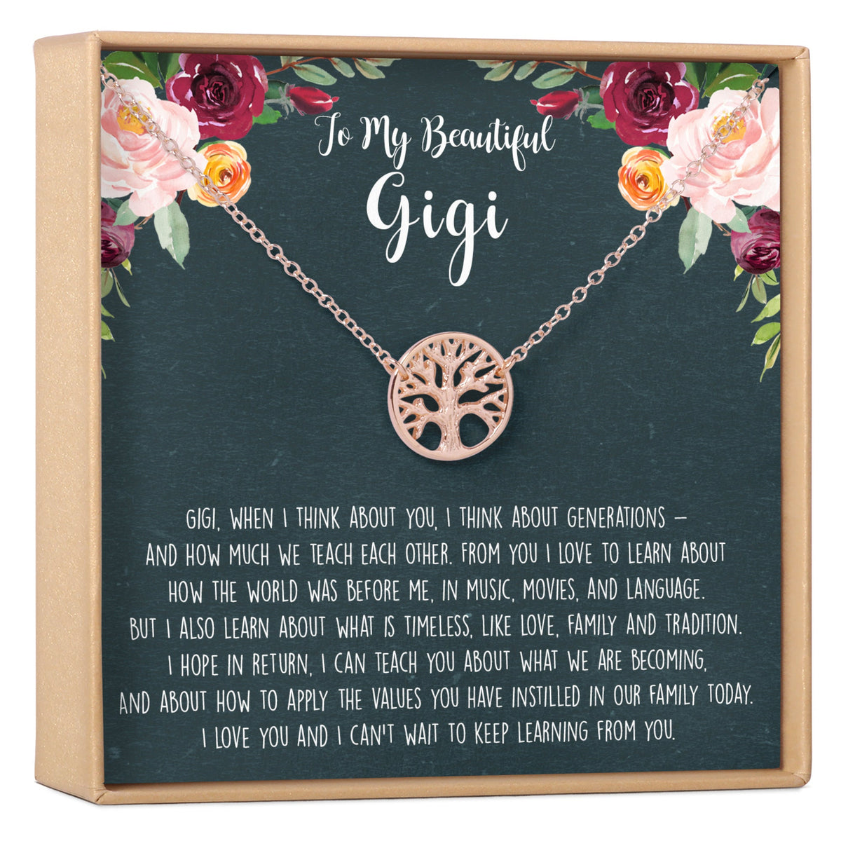 Grandmother Necklace - Dear Ava